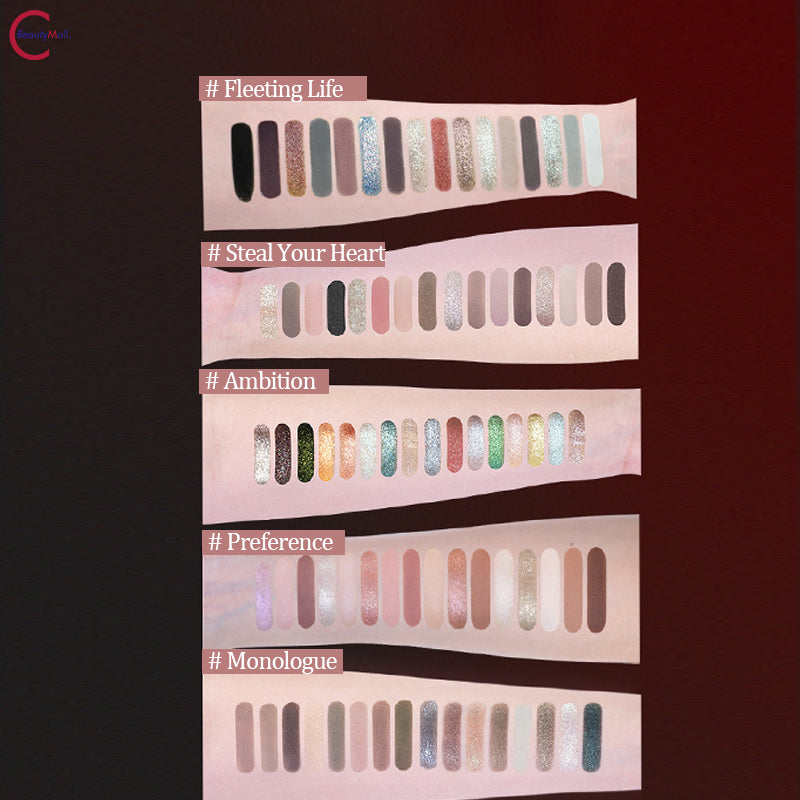 CHEERYEP (QIANYAN) 16-Color Natural Star Eye Shadow Palette - 06#Dear