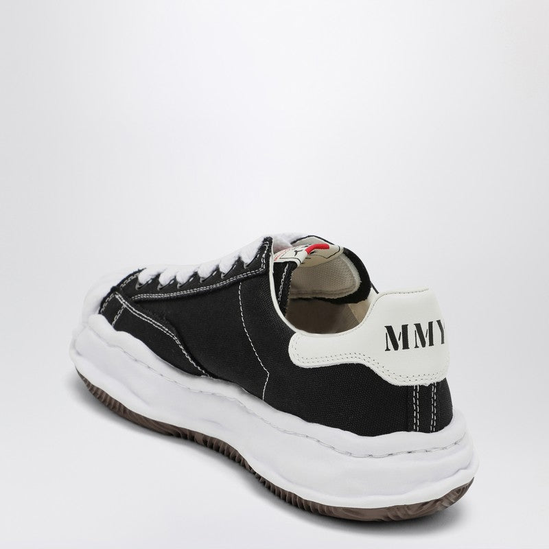 Maison Mihara Yasuhiro Black Canvas Blakey Low-Top Sneakers Men