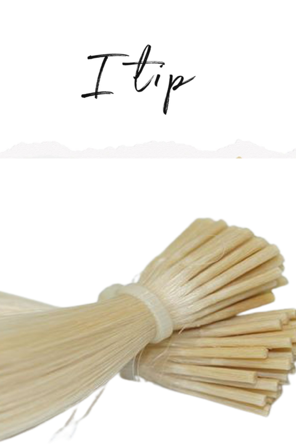 I Tip Extensions Practice Training Hair