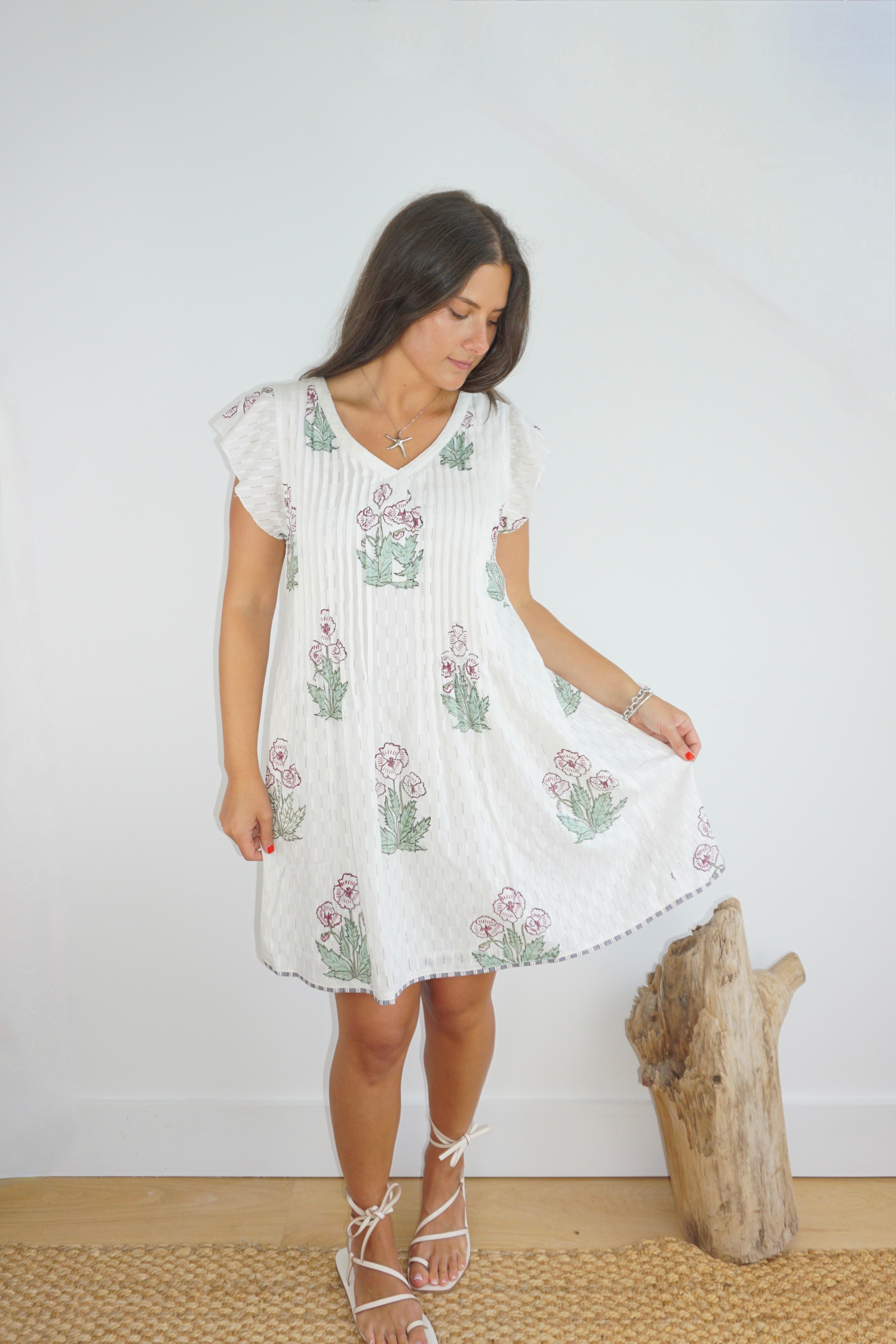 Doris Mini Dress in Cosmos