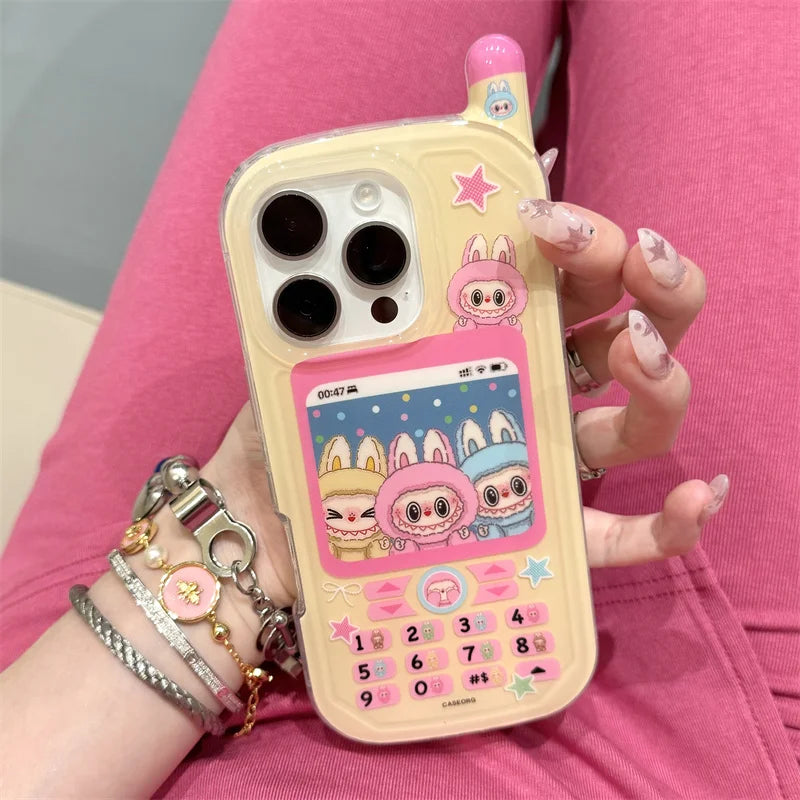 Funny Cute 3D Mobile Phone Shape Phone Case