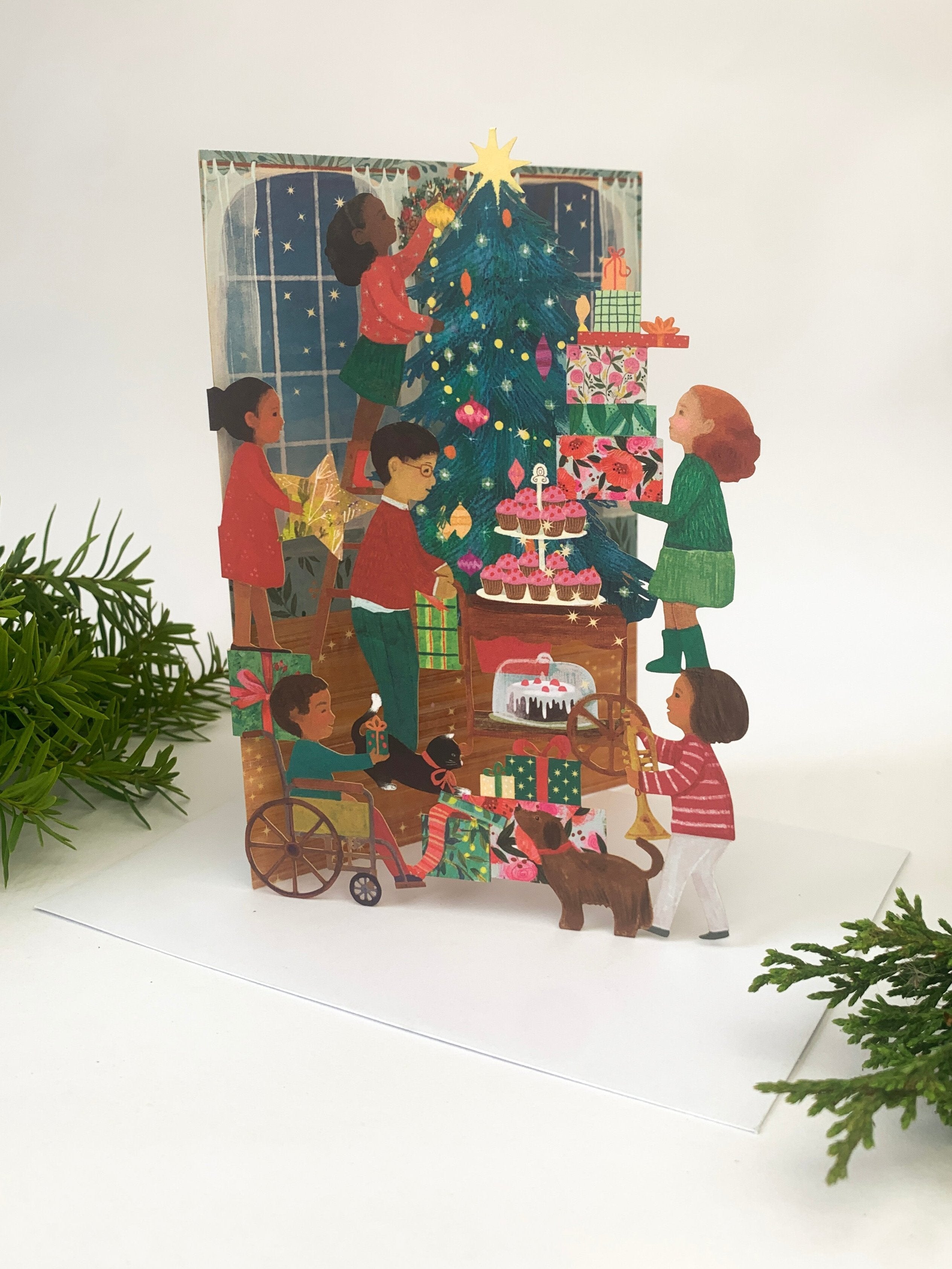 A Christmas Party Lasercut Card