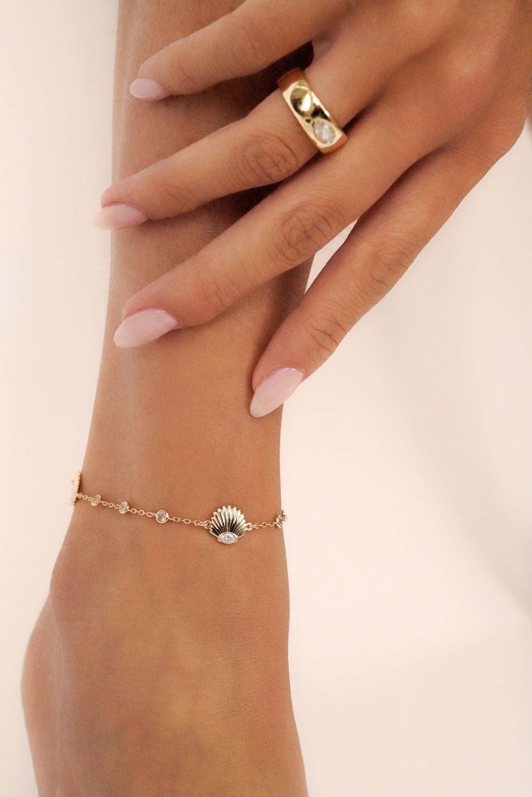 Santorini Shell Anklet