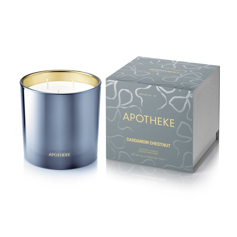 Cardamom Chestnut 3-Wick Candle