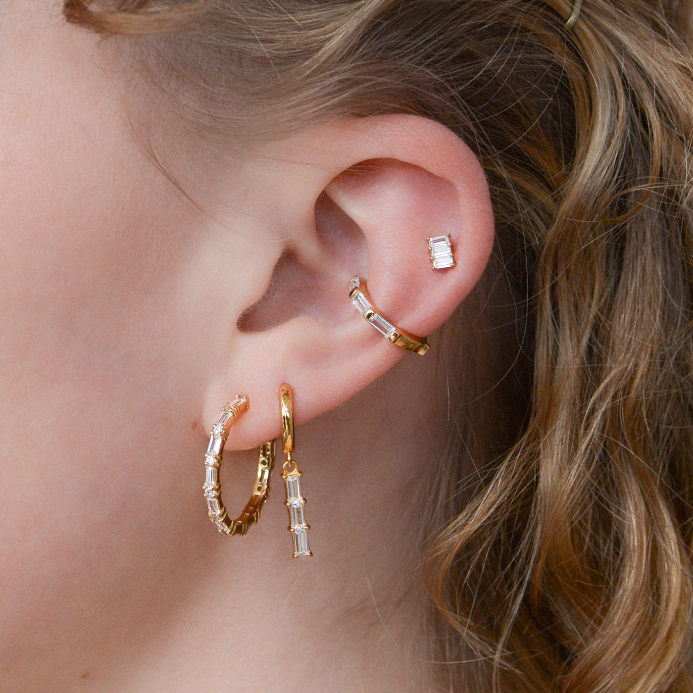 St Moritz Medium Hoops