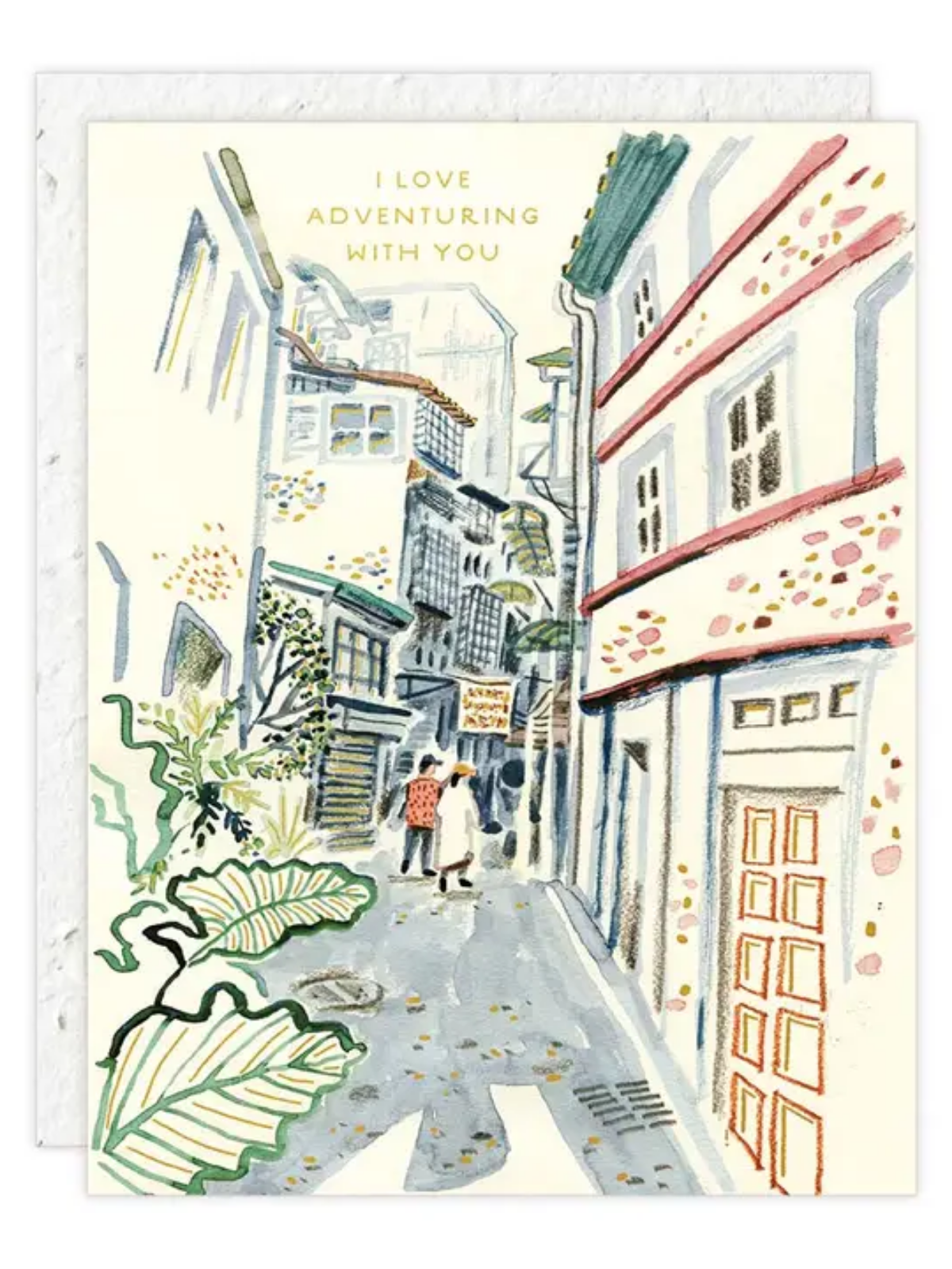 Adventuring with You - Seeded Card