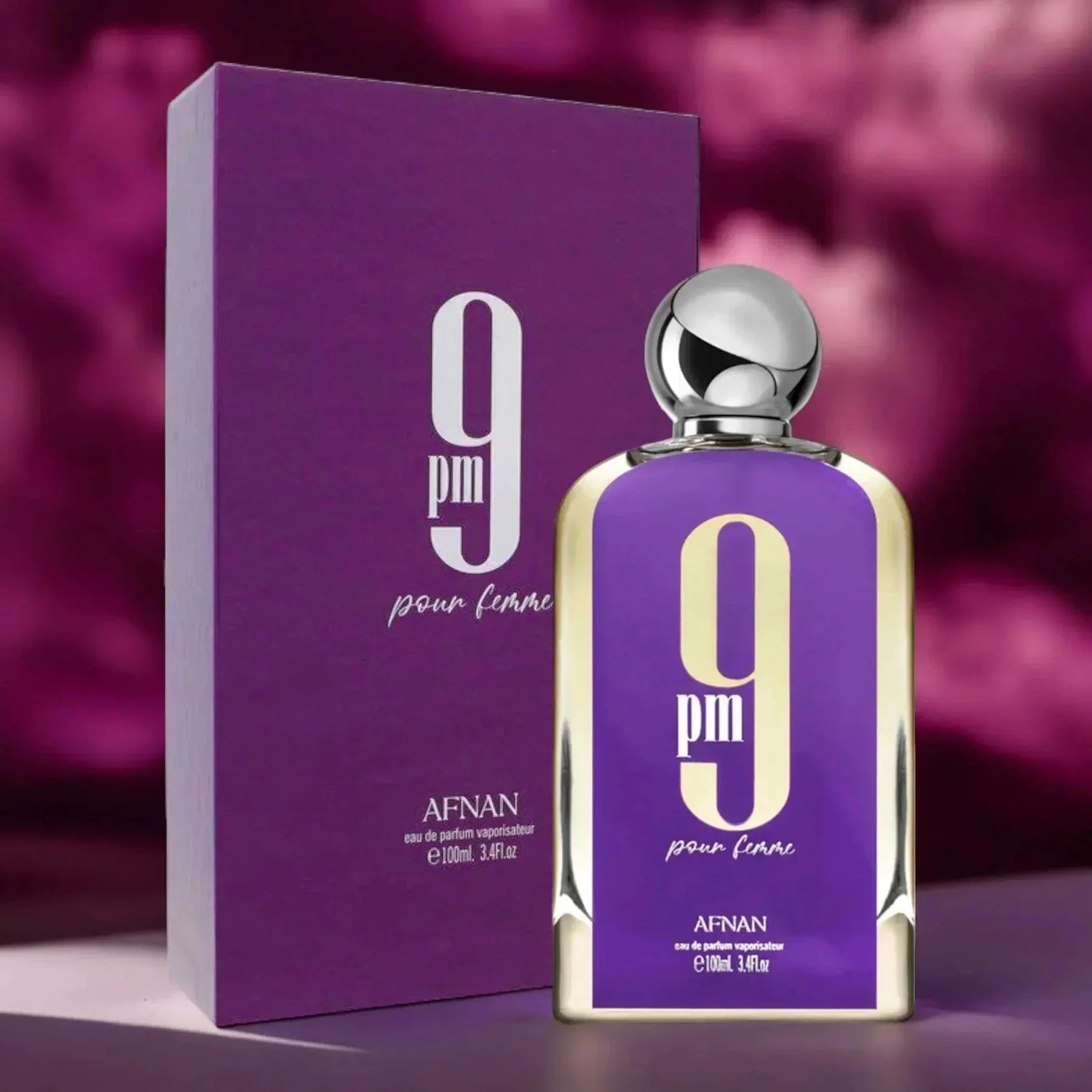 Afnan 9pm Purple For Women 3.4oz Eau De Parfum Spray