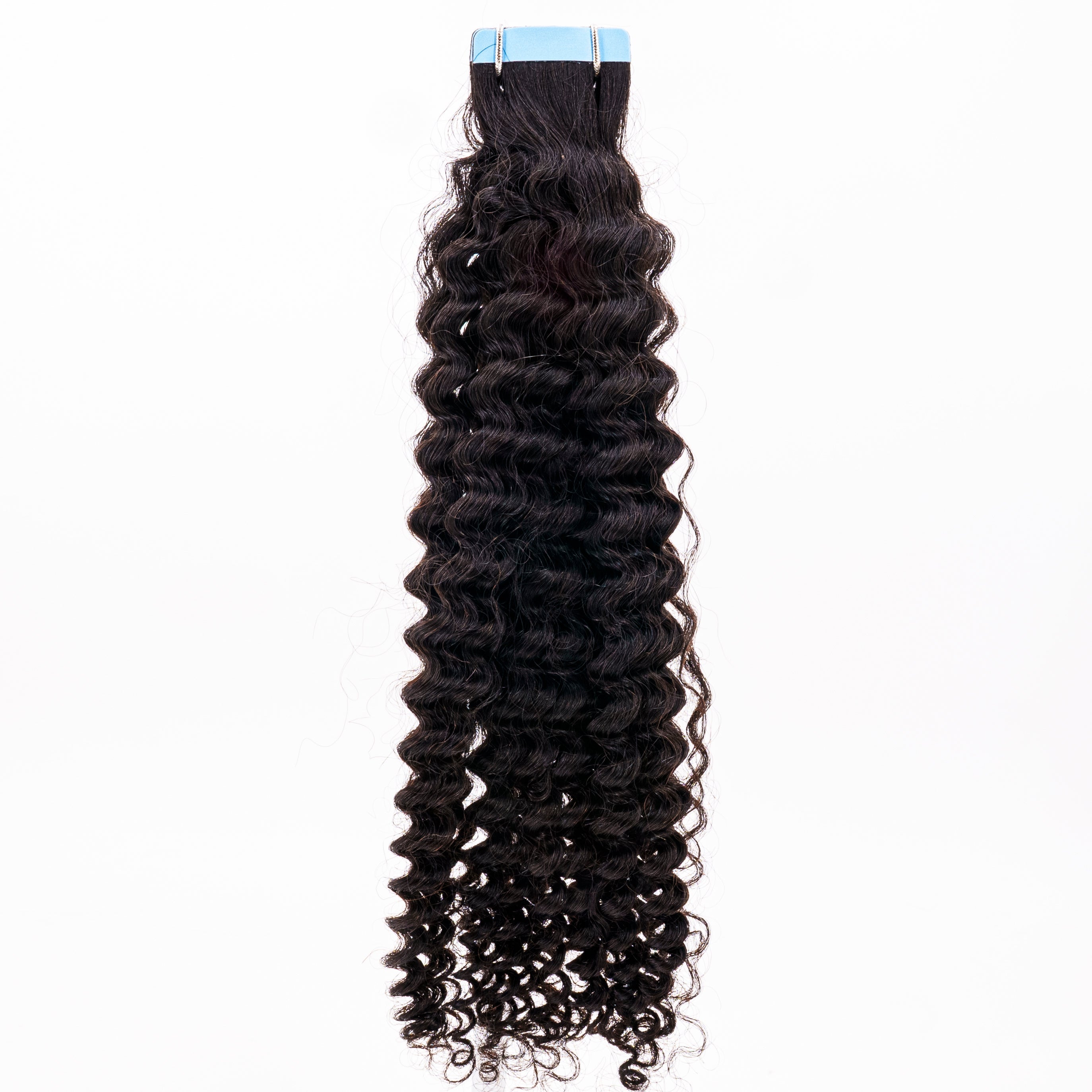 Afro Kinky Curly 100% Human Hair Tape In Extensions