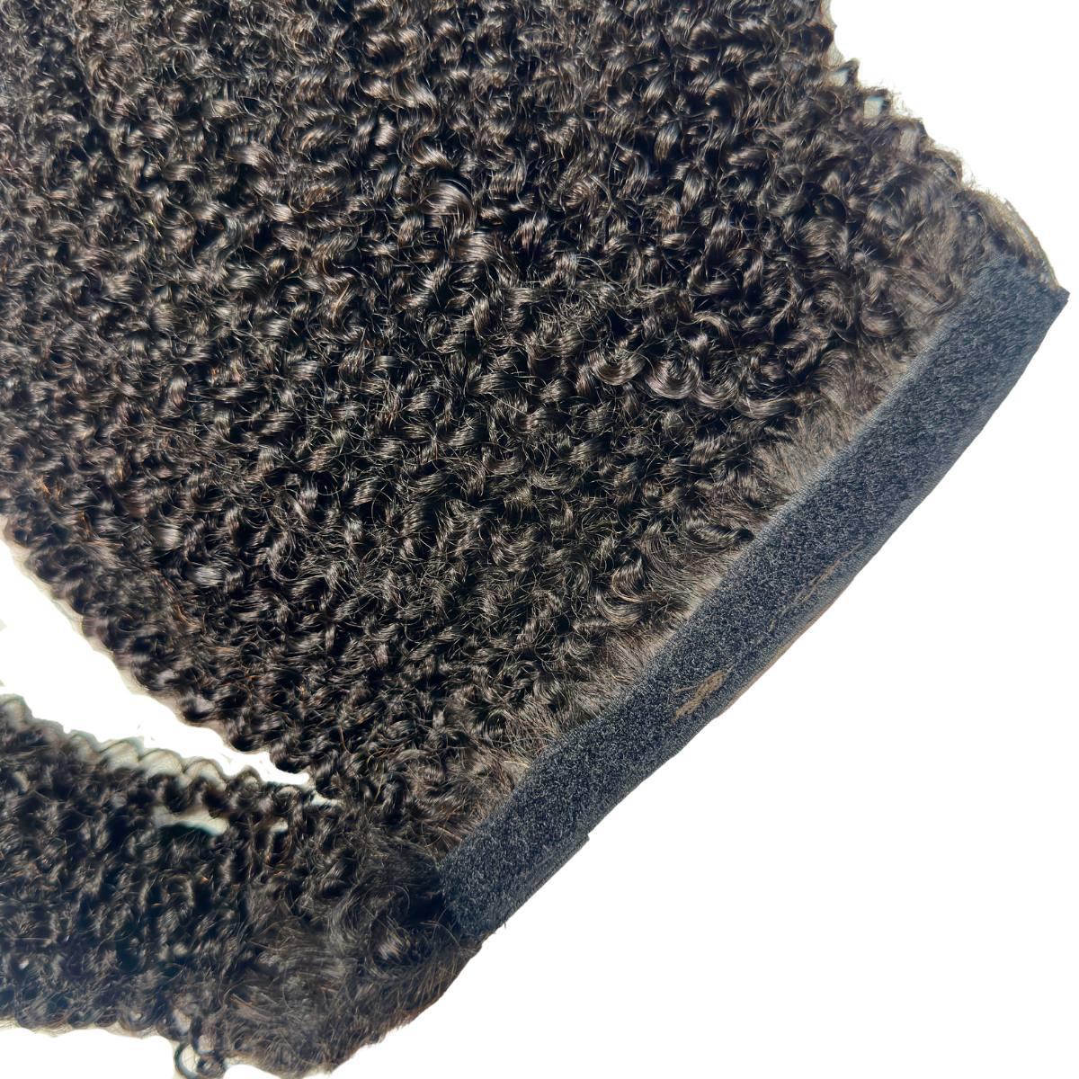 Afro Kinky Curly 100% Human Hair Ponytail Extension