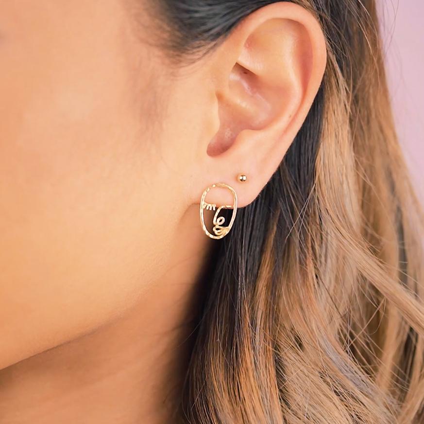 Artist Face Studs