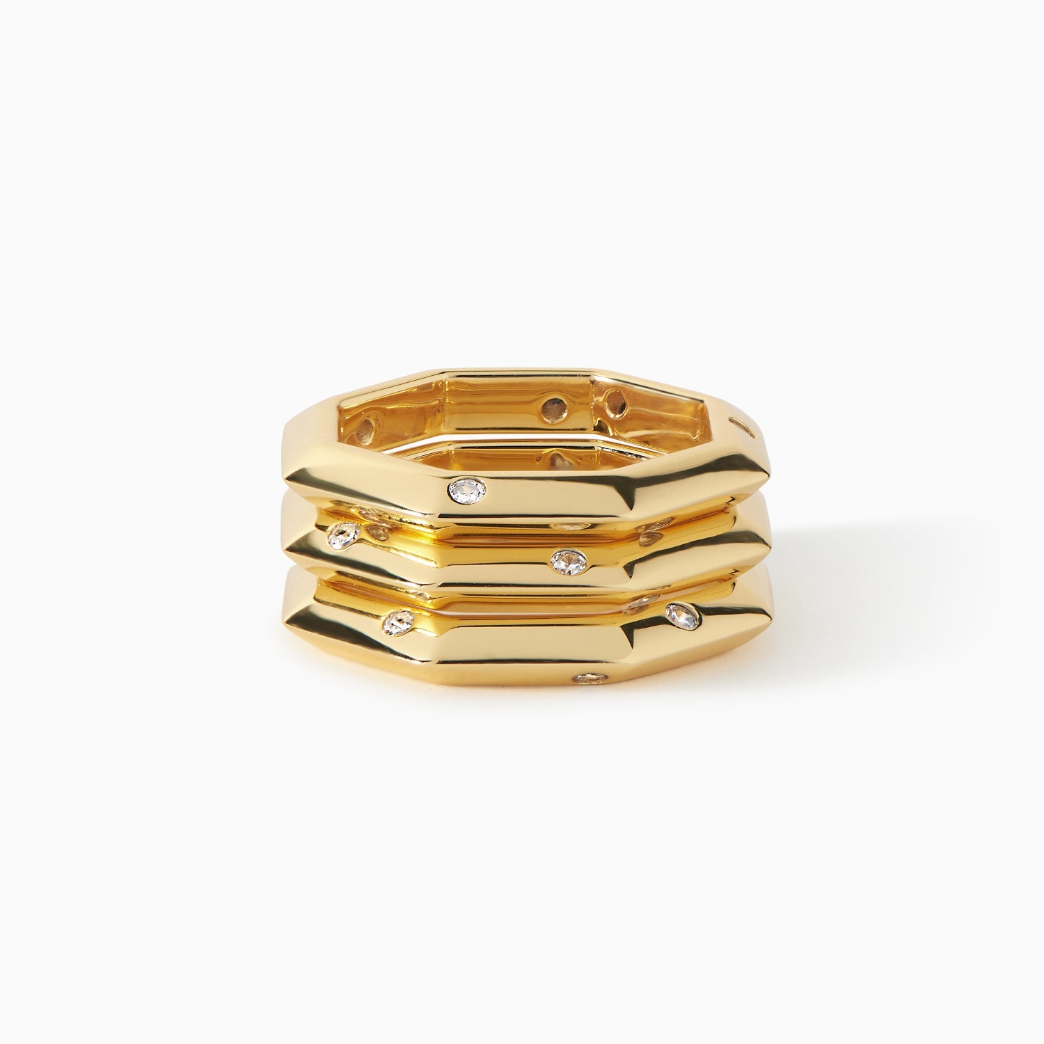 The Athena Double-Sided Burnish Ring by Ora Ana