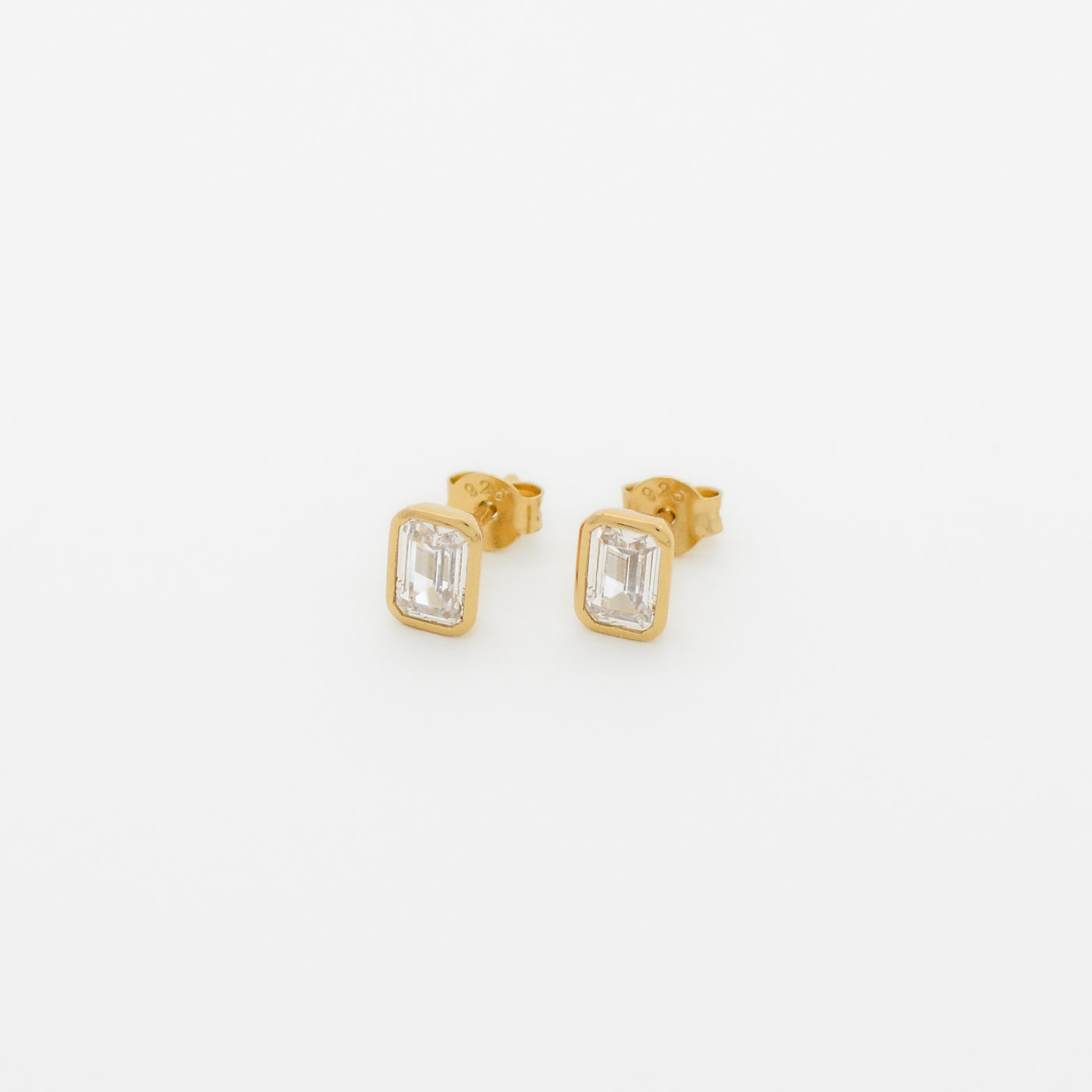 Vienna Stud in Clear CZ