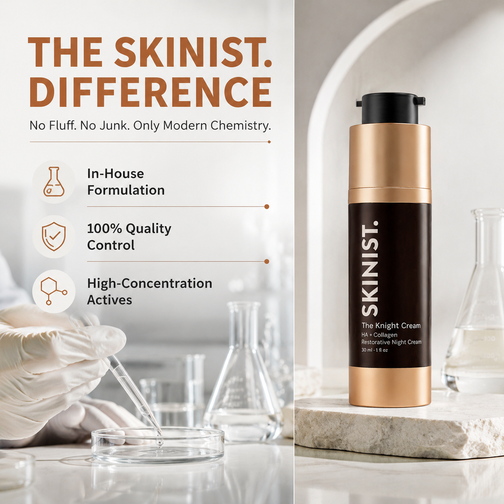 The Knight Cream: Ultra-Moisturizing Night Cream with Hyaluronic Acid and Peptides