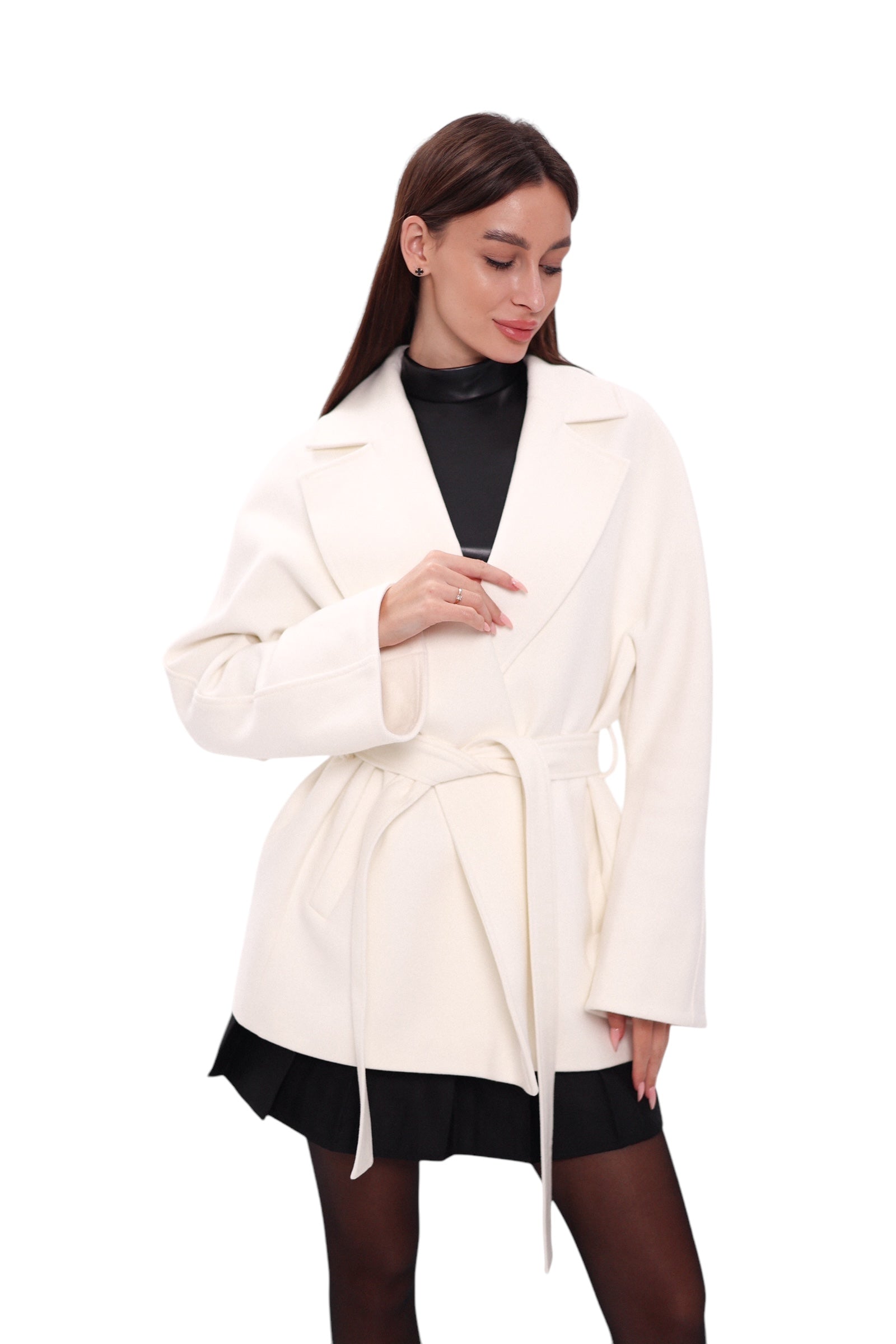 Astoria Midi Cashmere Wool Blend Coat