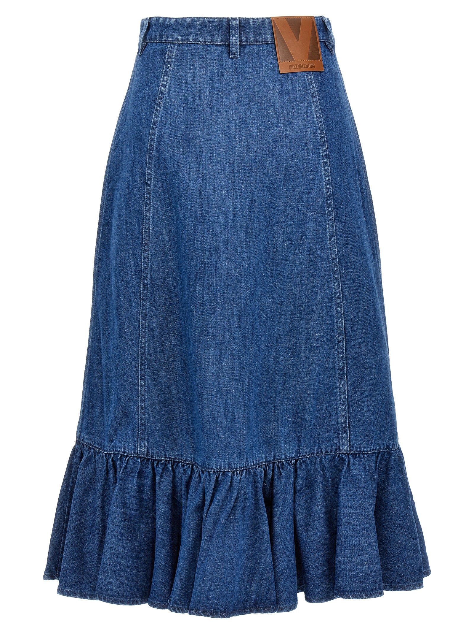Valentino Garavani Women Valentino Garavani Denim Skirt