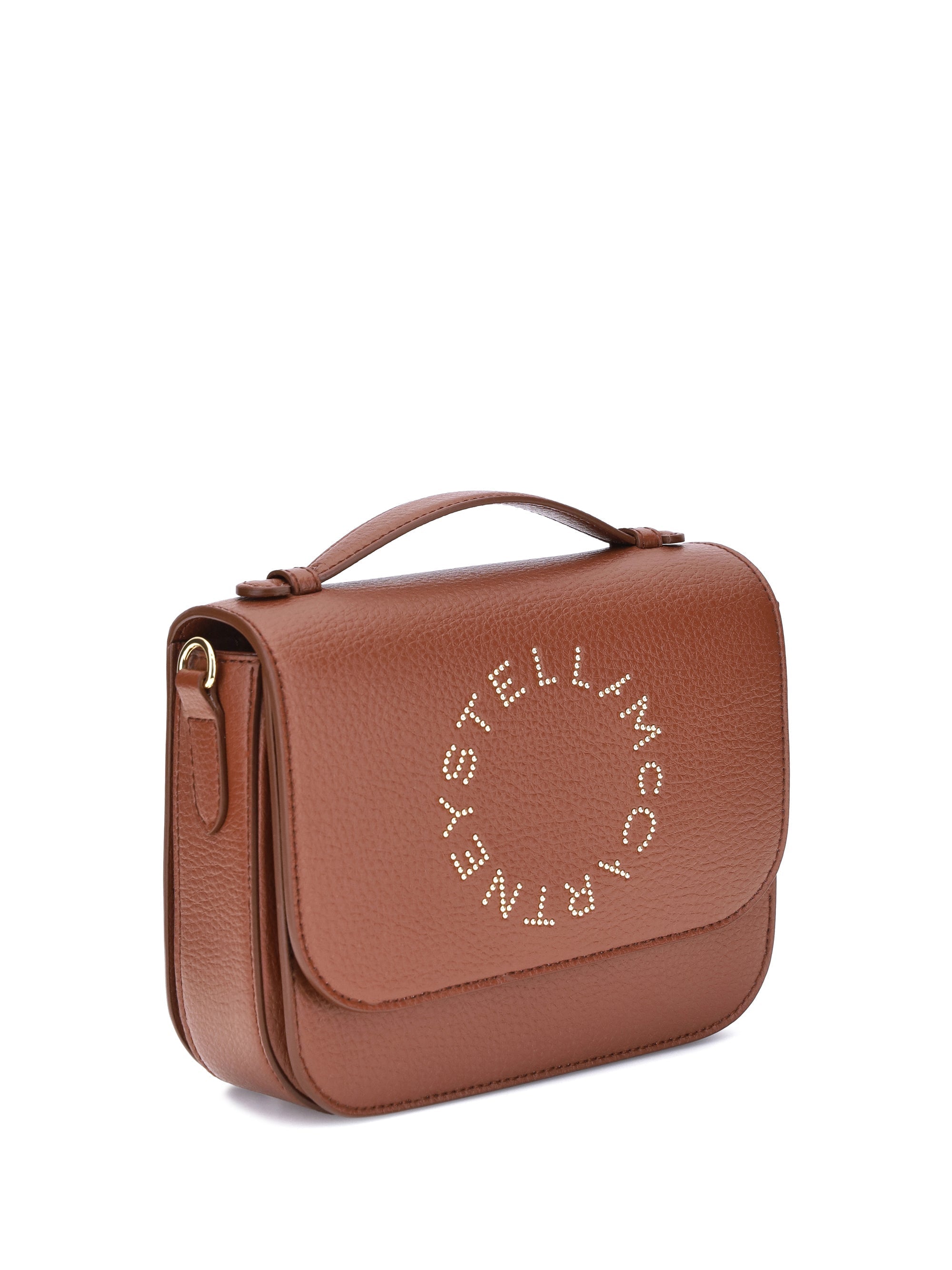 Stella Mccartney Women Logo Flap Bag Eco Embossed Grainy Alter