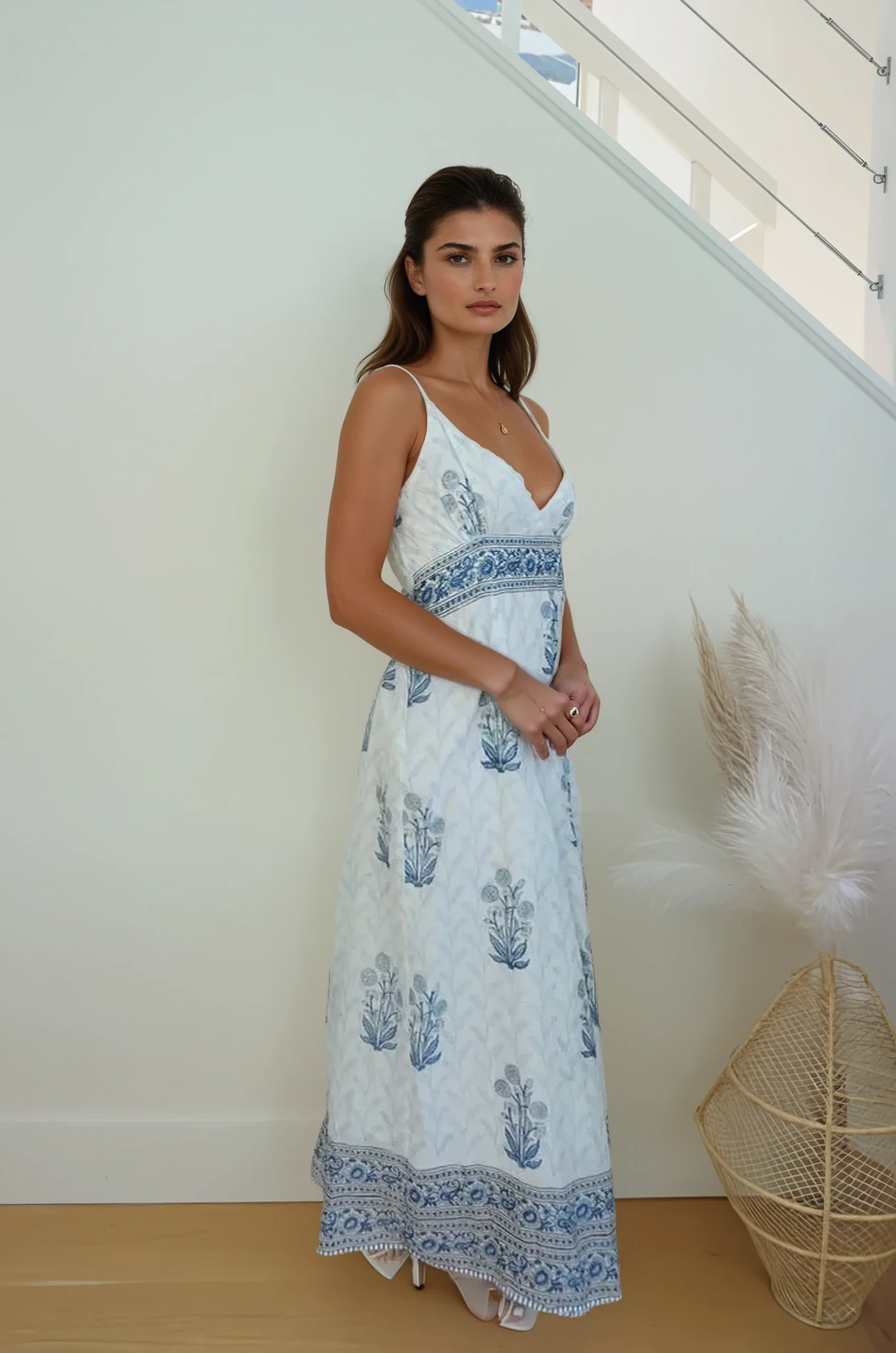 Mallorca Maxi Dress - Bluebell