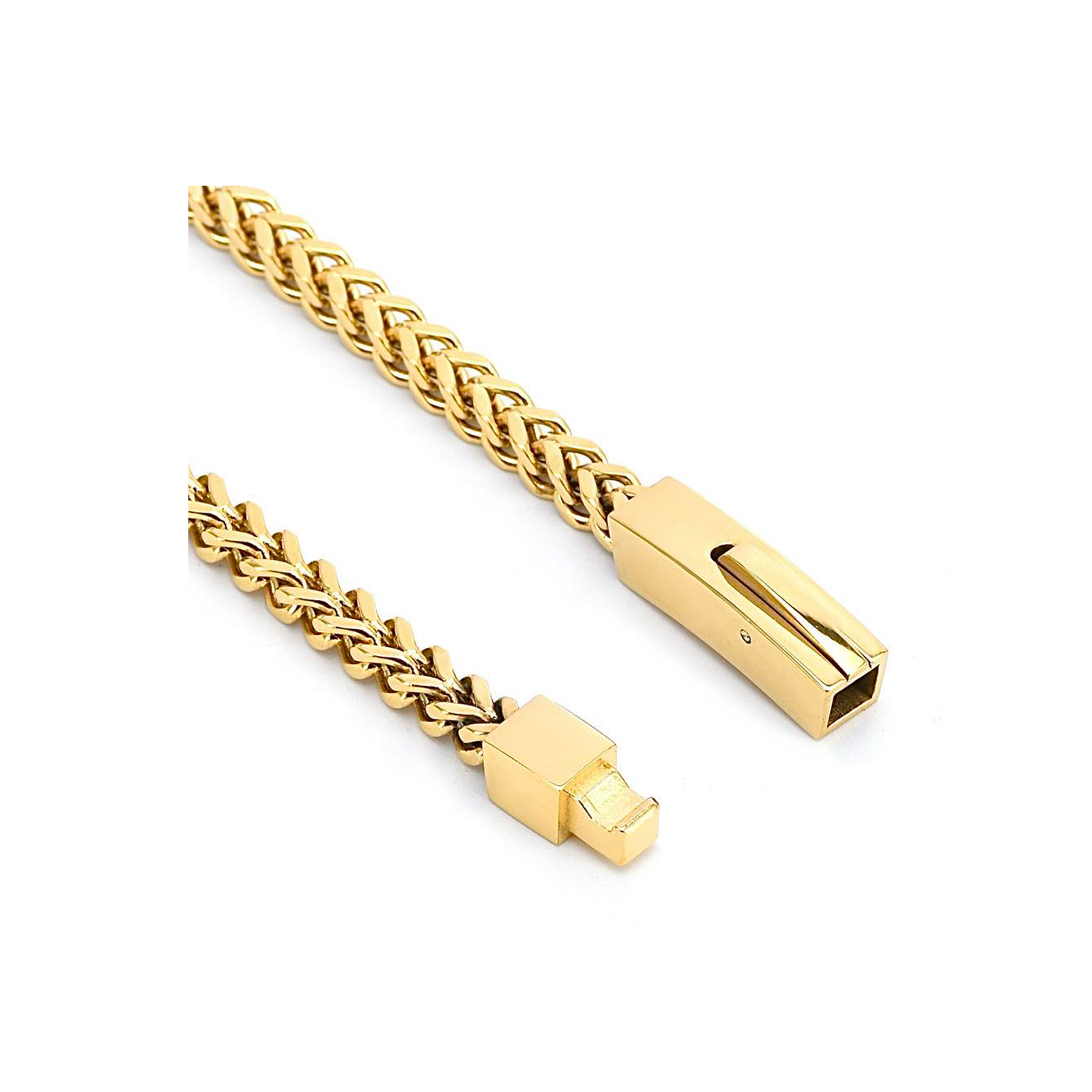 BG140G B.Tiff Gold Franco Link Bracelet
