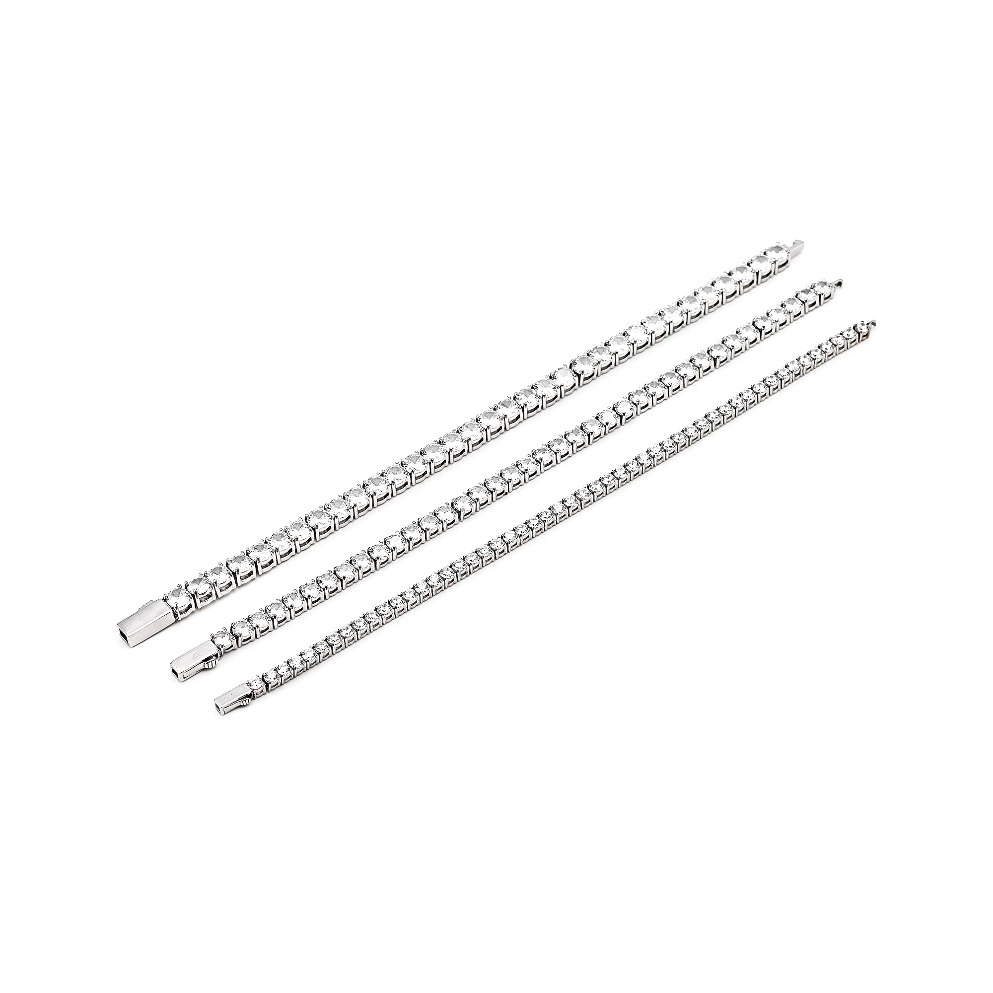 BG500W B.Tiff 5mm Tennis Bracelet by B.Tiff New York