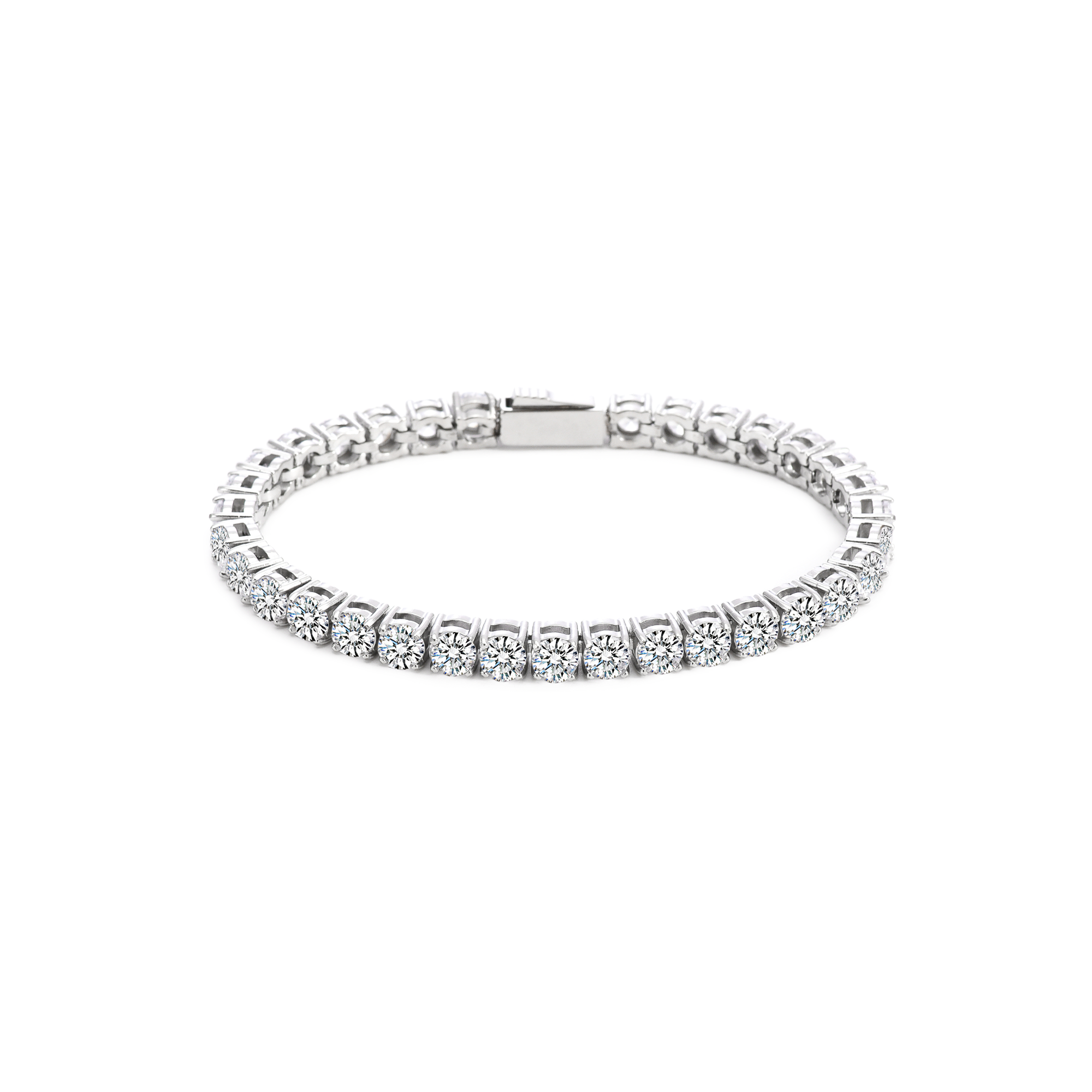 BG500W B.Tiff 5mm Tennis Bracelet by B.Tiff New York