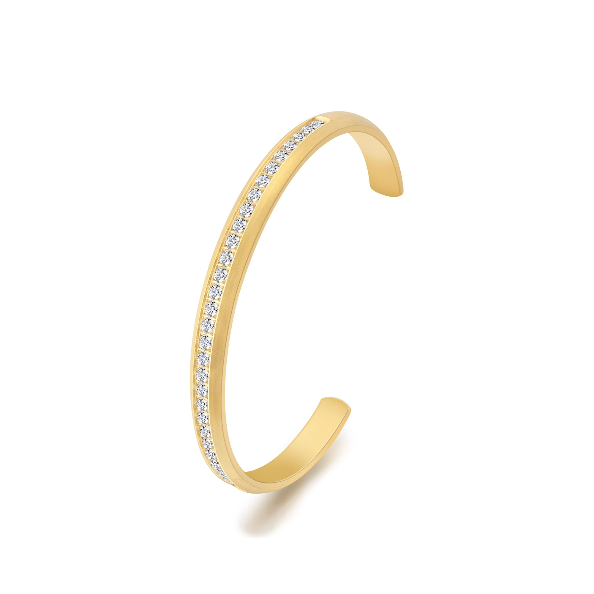 BG630G B.Tiff Gold Eternity 30 Adjustable Bangle Cuff by B.Tiff New York