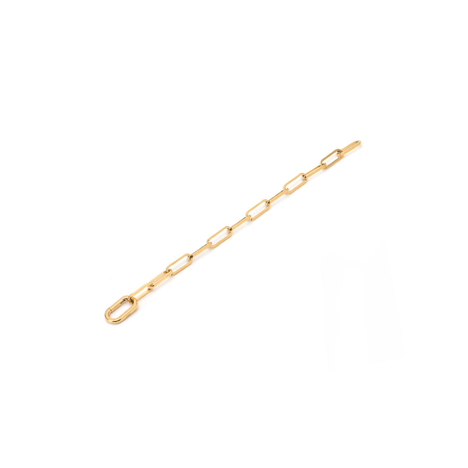 BG860G B.Tiff "Jemma" Paperclip Link Gold Plated Bracelet