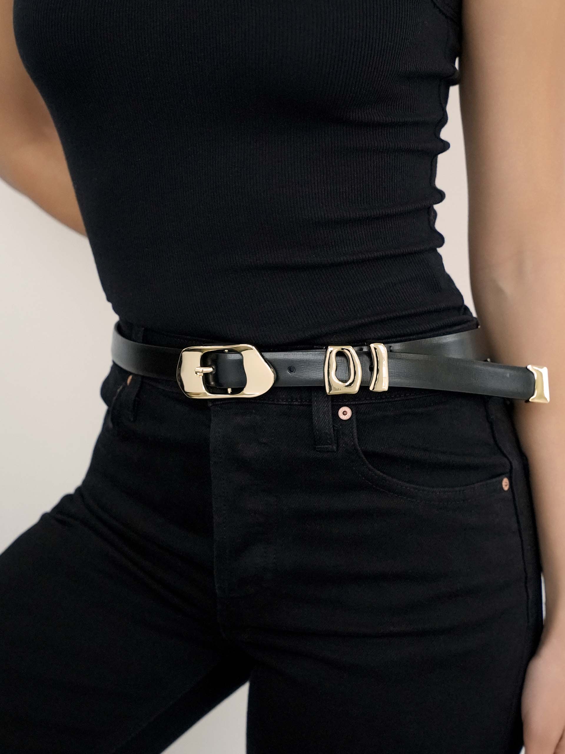 Molten Metal Belt in Black