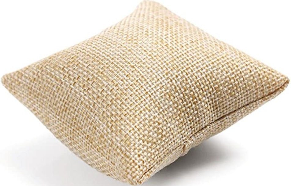 Set of 3 Burlap Bracelet Pillow