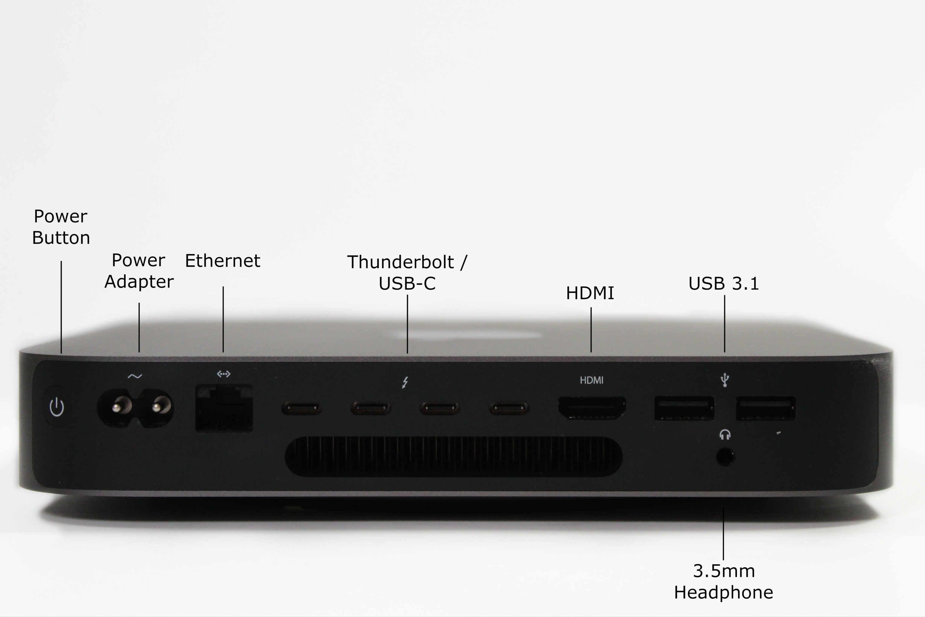 Mac Mini (2018) – Intel Core i7 3.2GHz • 10GbE Ethernet – 64GB RAM 2TB SSD