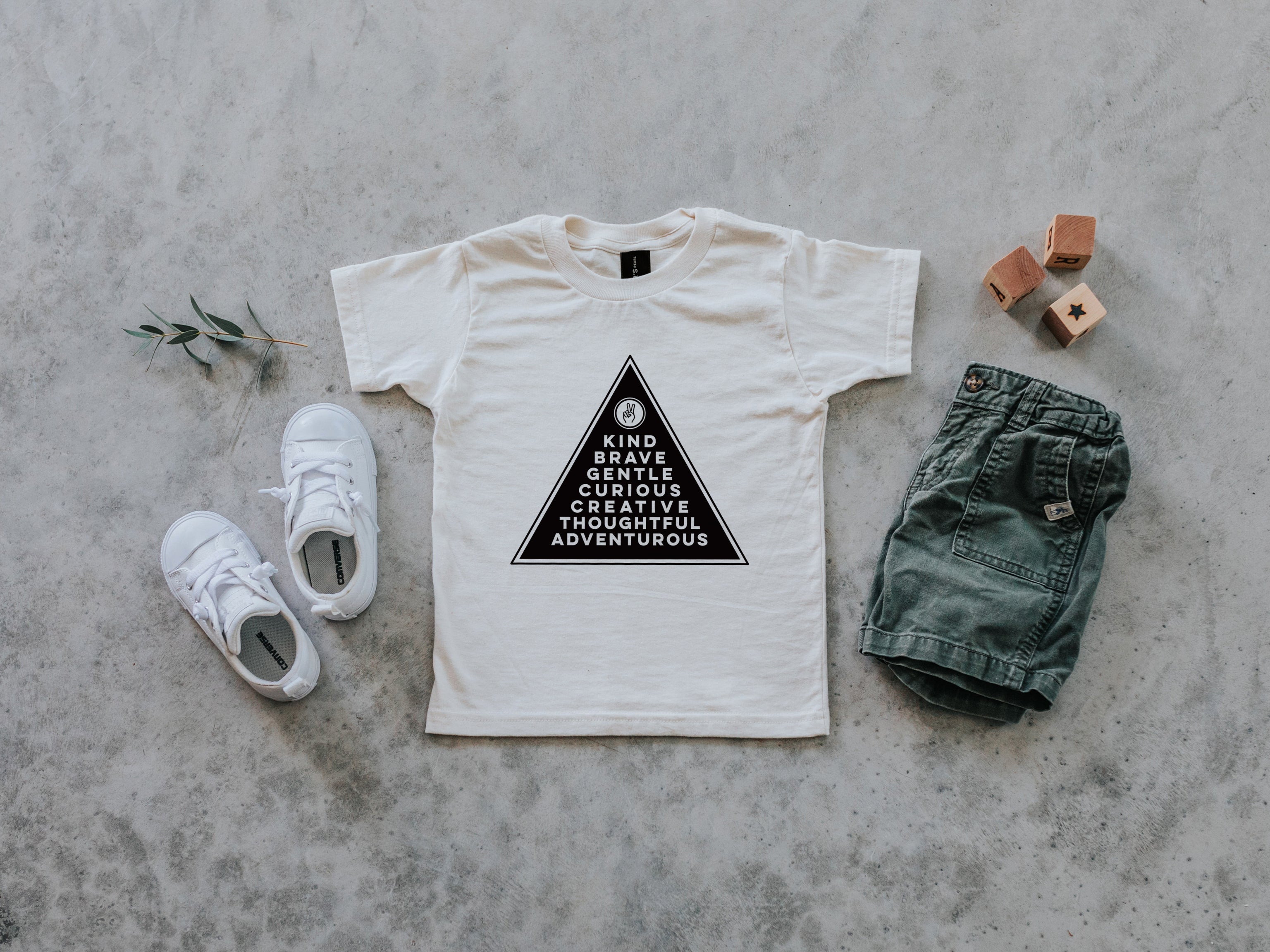 Badge Of Honor Organic Baby & Kids Tee