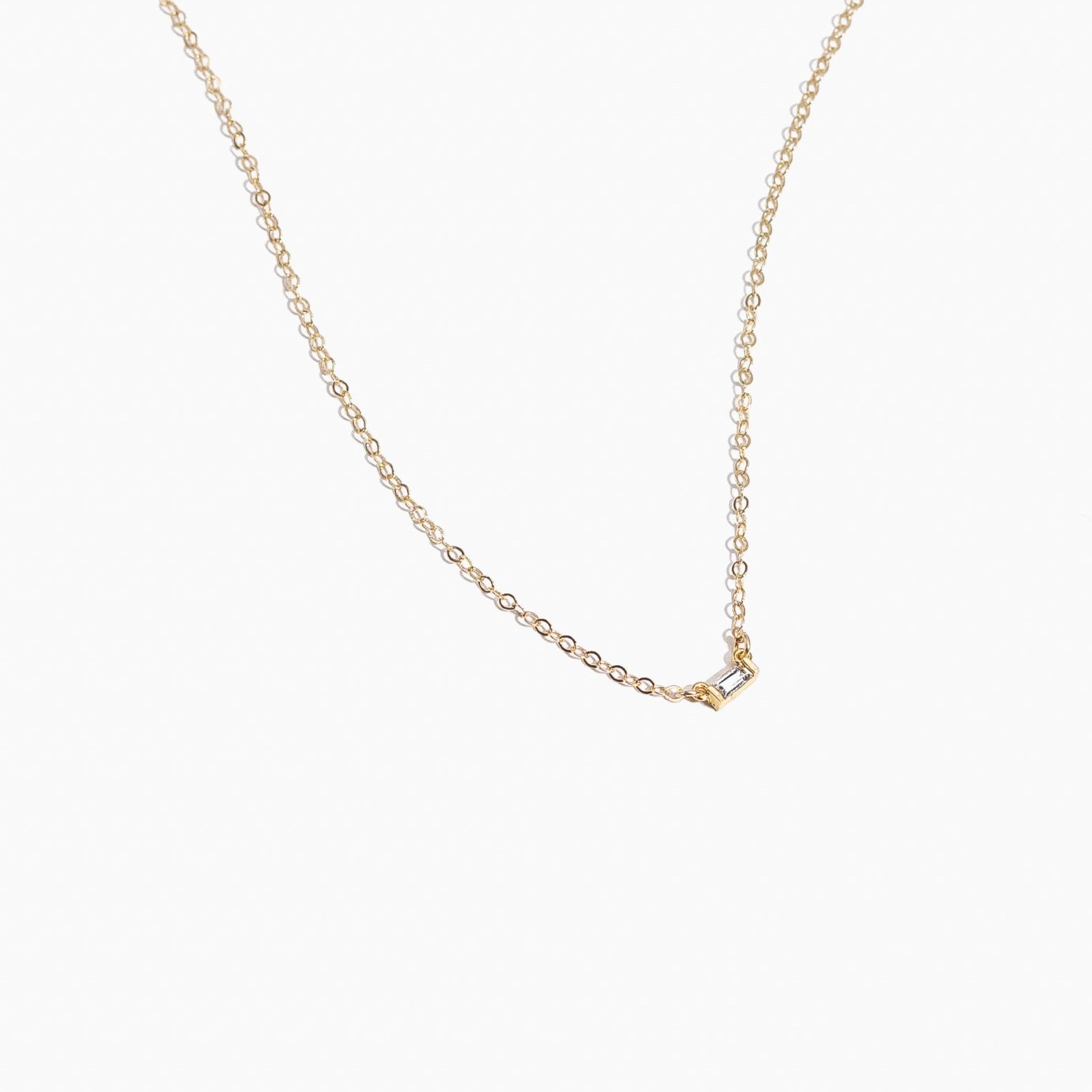 Baguette Necklace
