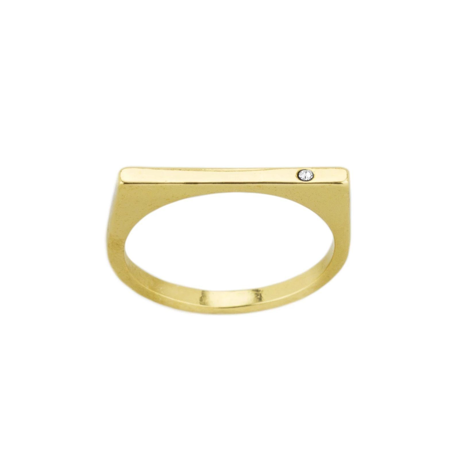 Bar With Gem Ring