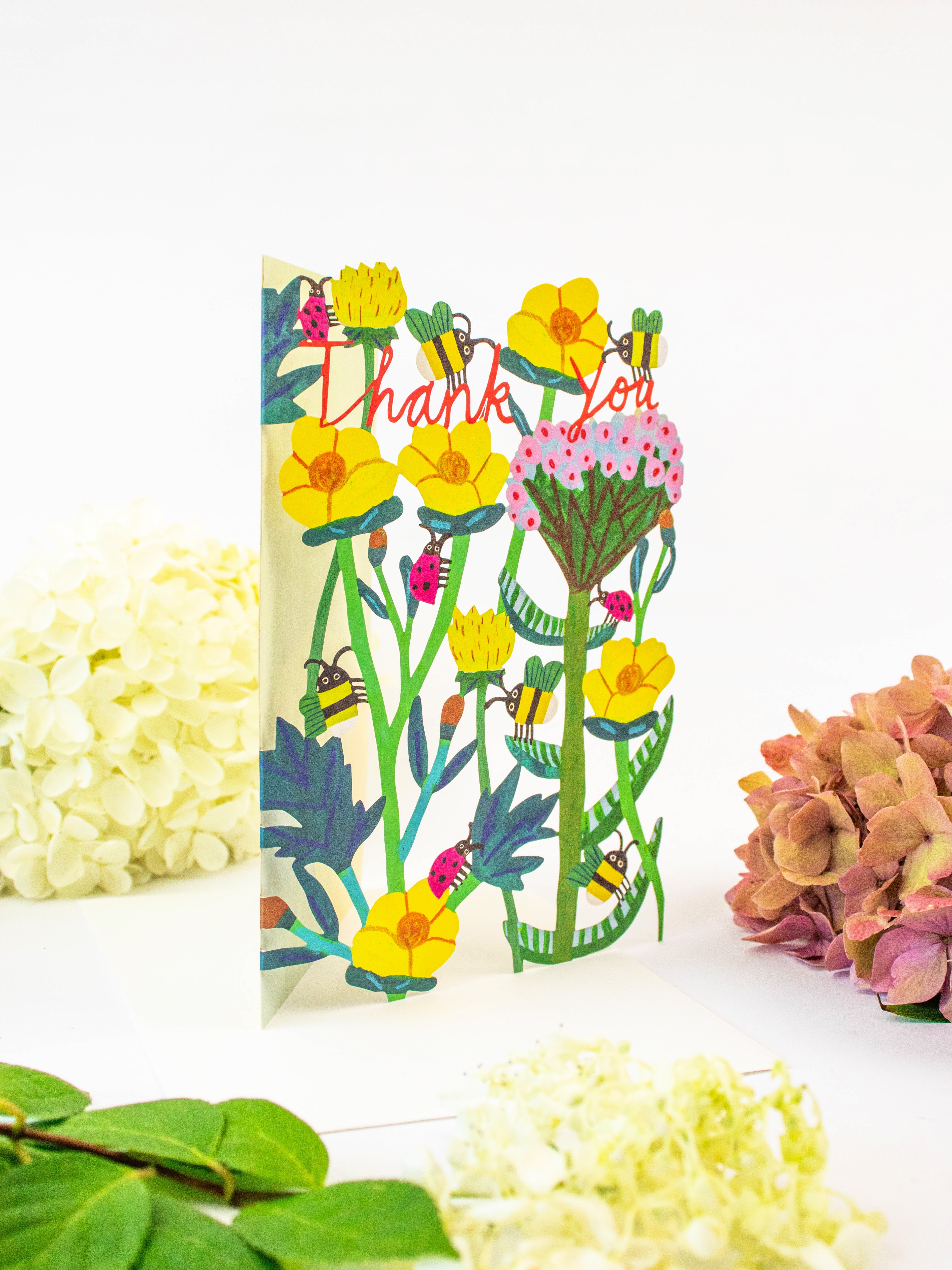 Bee Thank You Lasercut Card