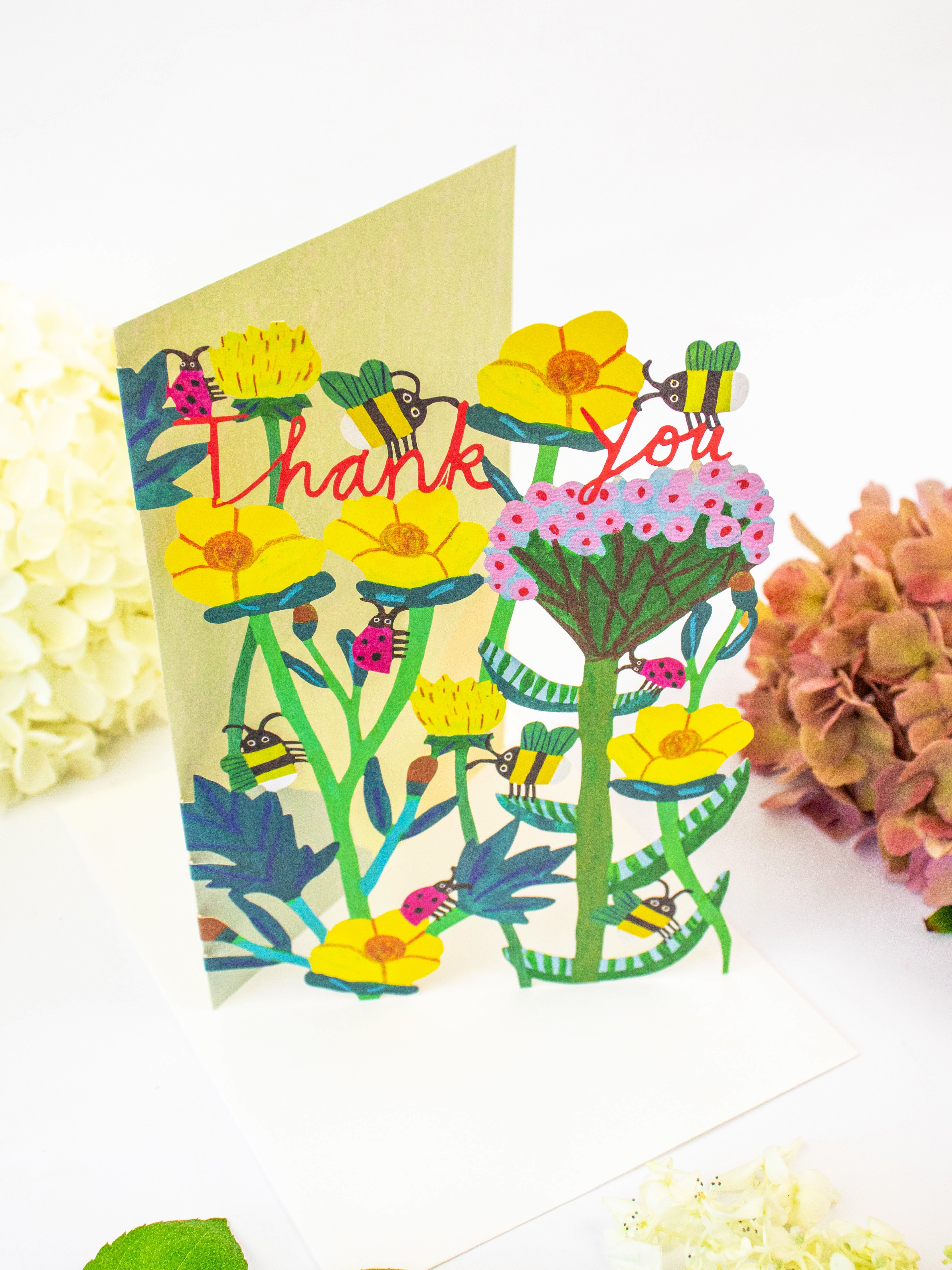 Bee Thank You Lasercut Card
