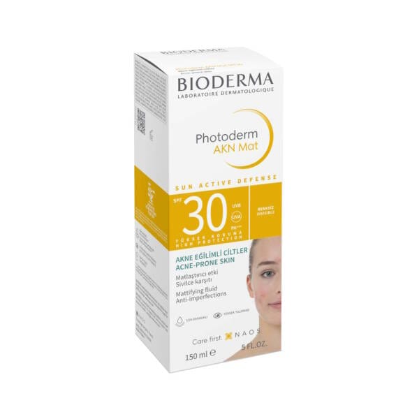Bioderma Photoderm AKN Mat SPF30 150ml -3 Pack