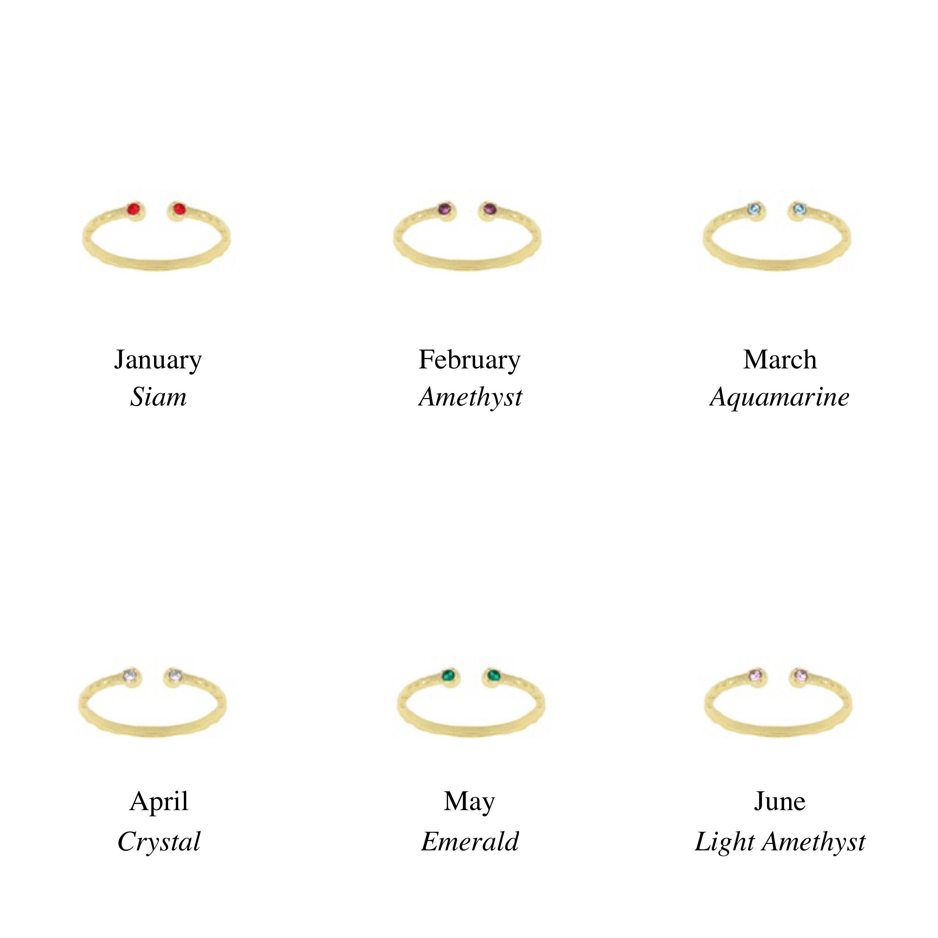 Birthstone Ring