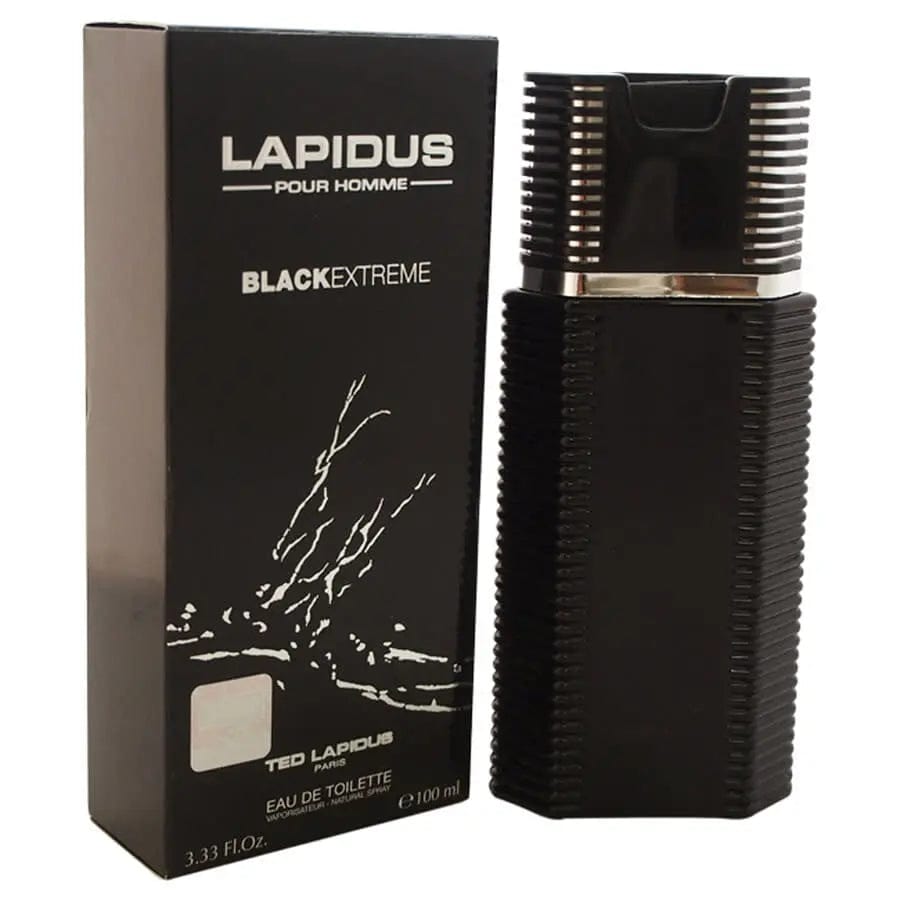 Black Extreme By Ted Lapidus for Men 3.4oz EDT Spray