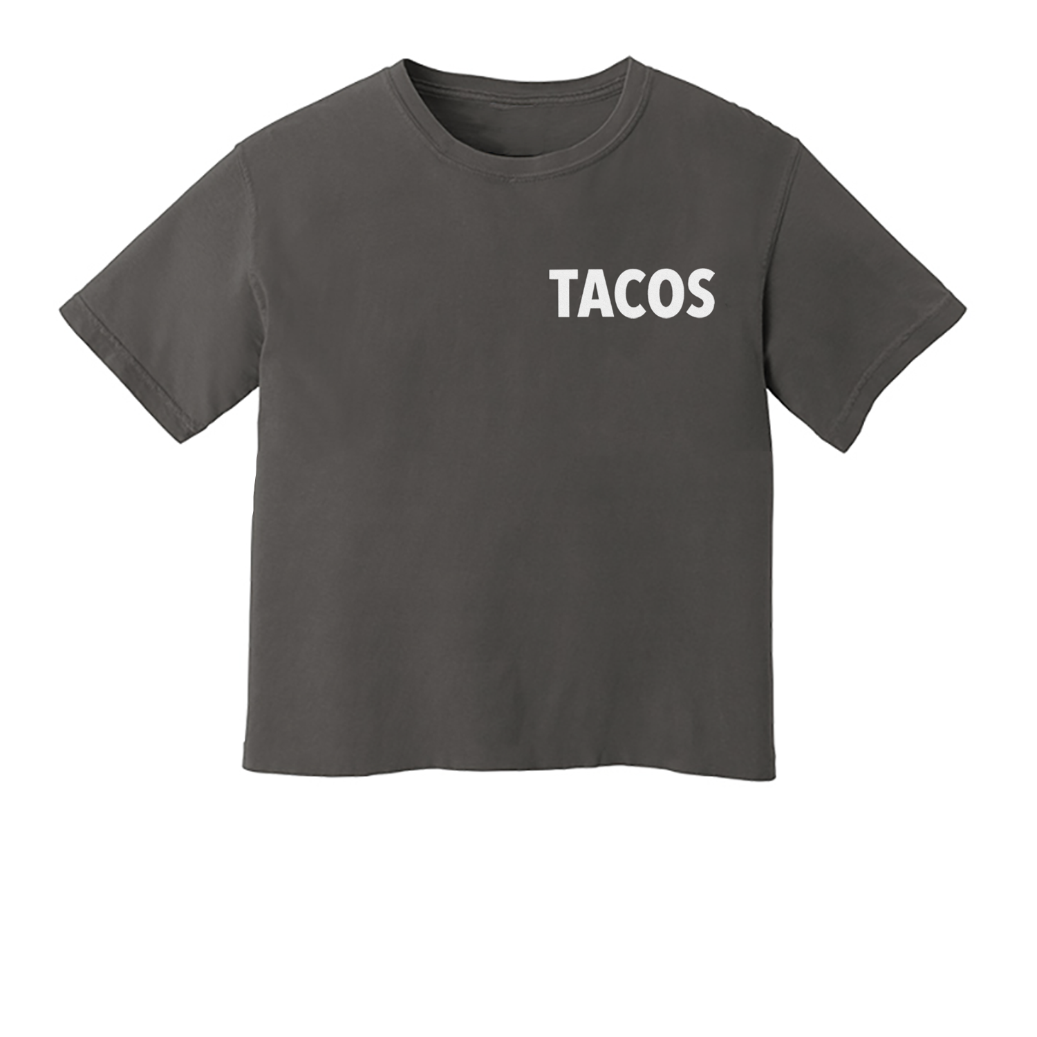 Tacos Washed Crop Tee
