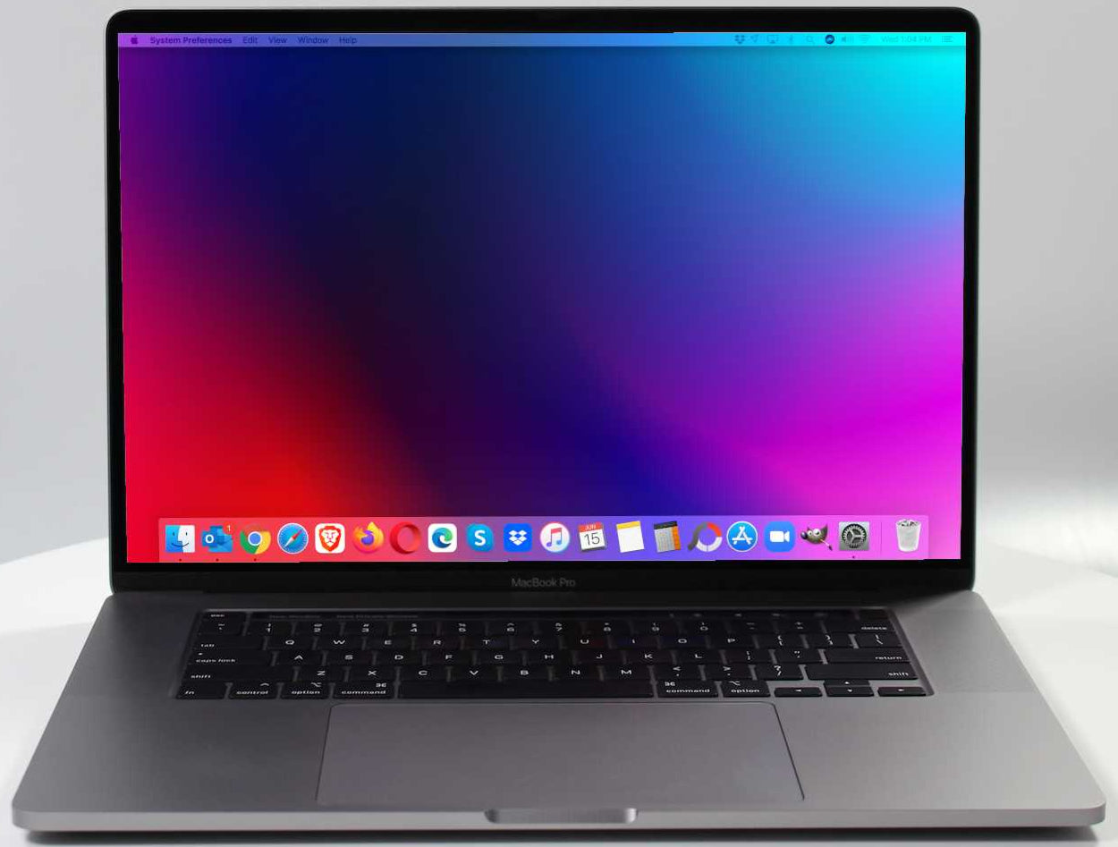 MacBook Pro (2019) 16-inch – Intel Core i9 2.3GHz • Radeon Pro 5500M – 32GB RAM 8TB SSD
