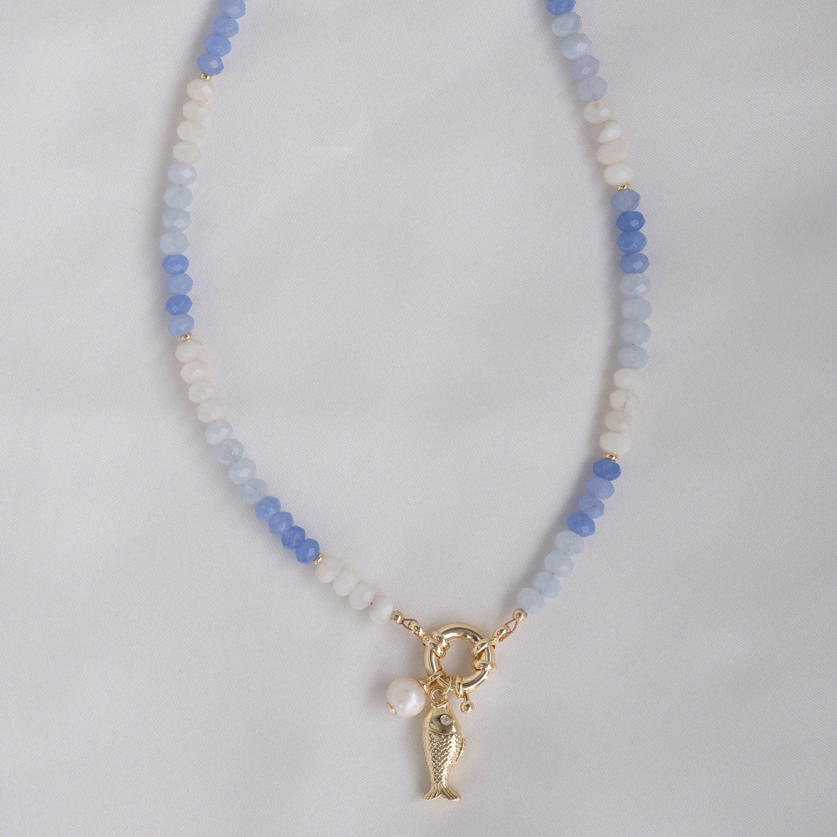 Blue Waves Necklace