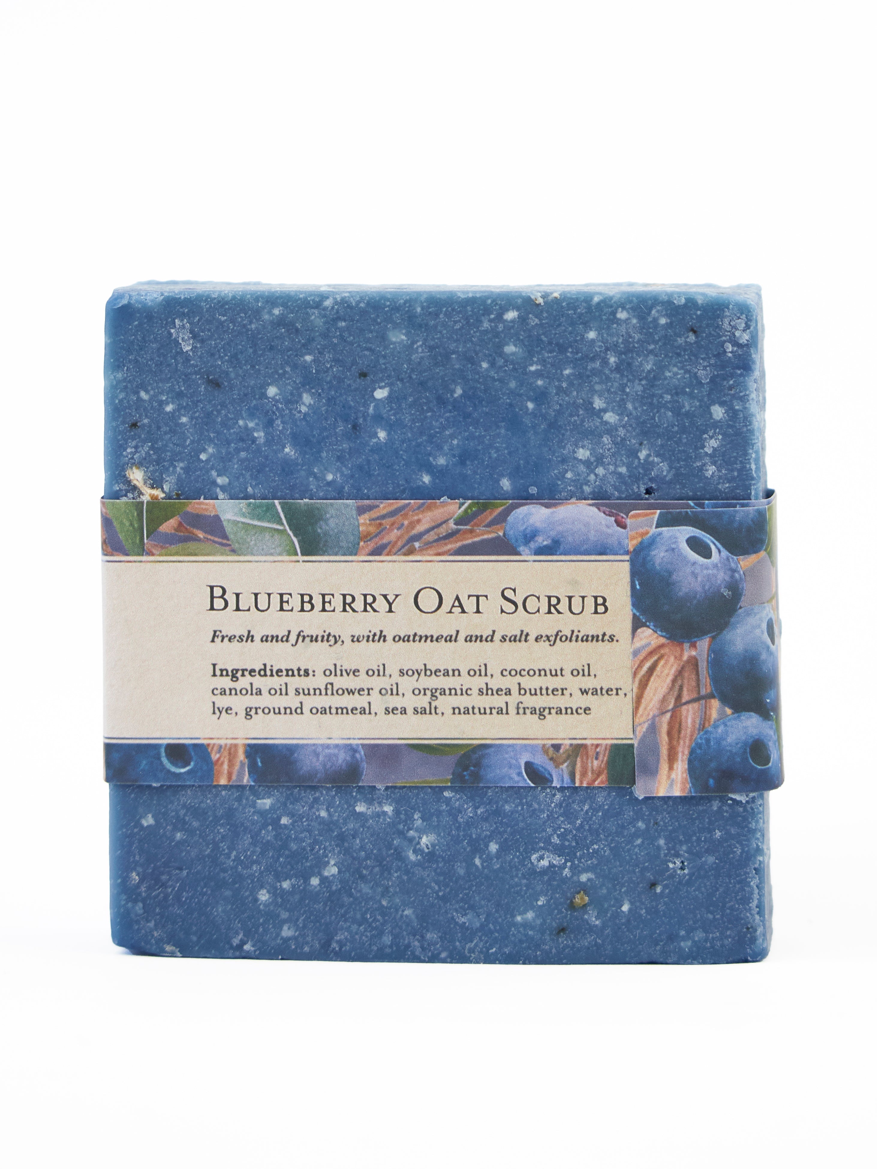 Blueberry Oat Soap Scrub Bar