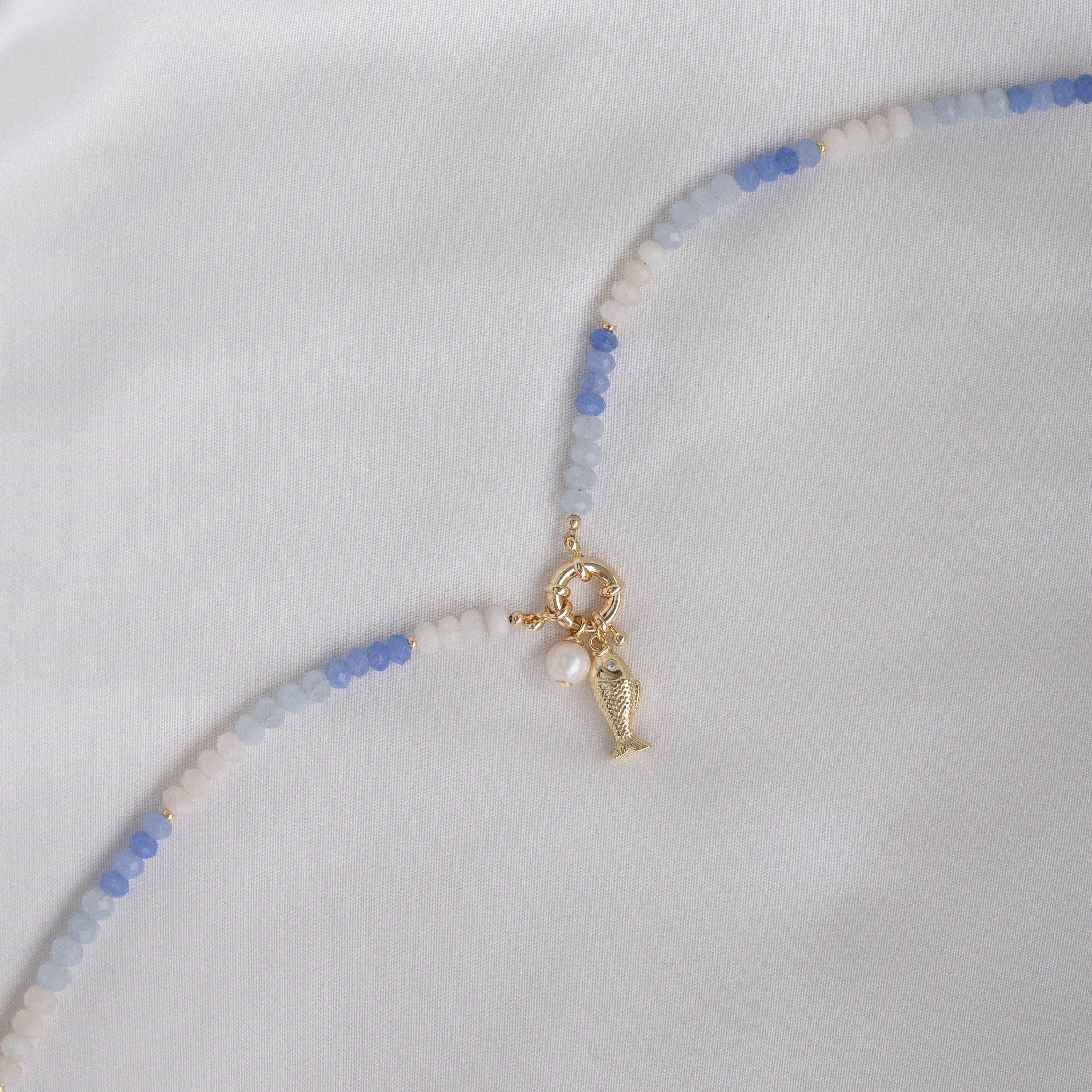Blue Waves Necklace