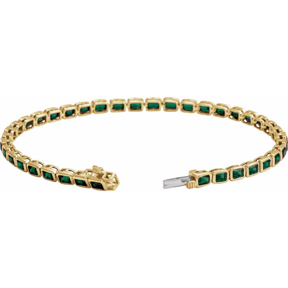 Gemstone Tennis Bracelet