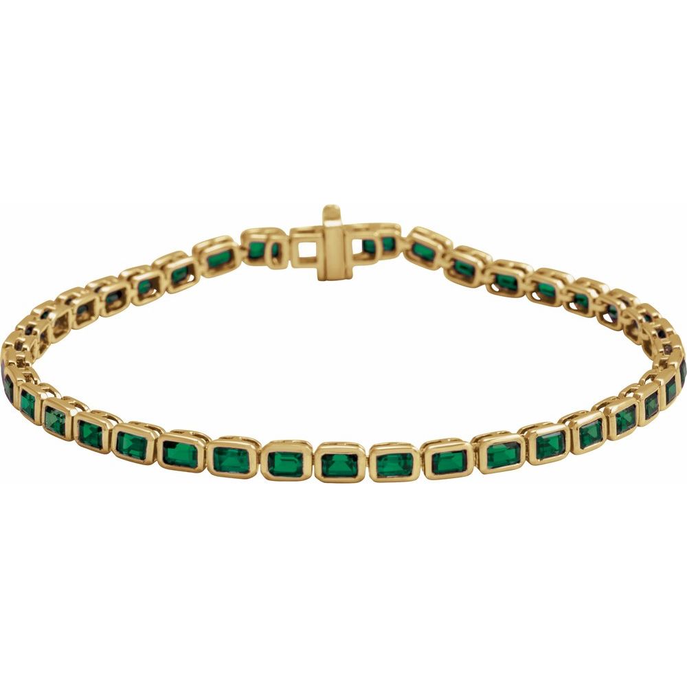 Gemstone Tennis Bracelet