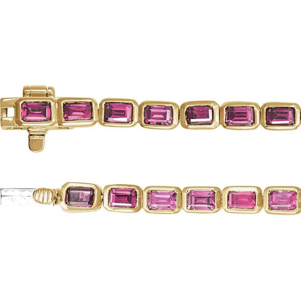 Gemstone Tennis Bracelet