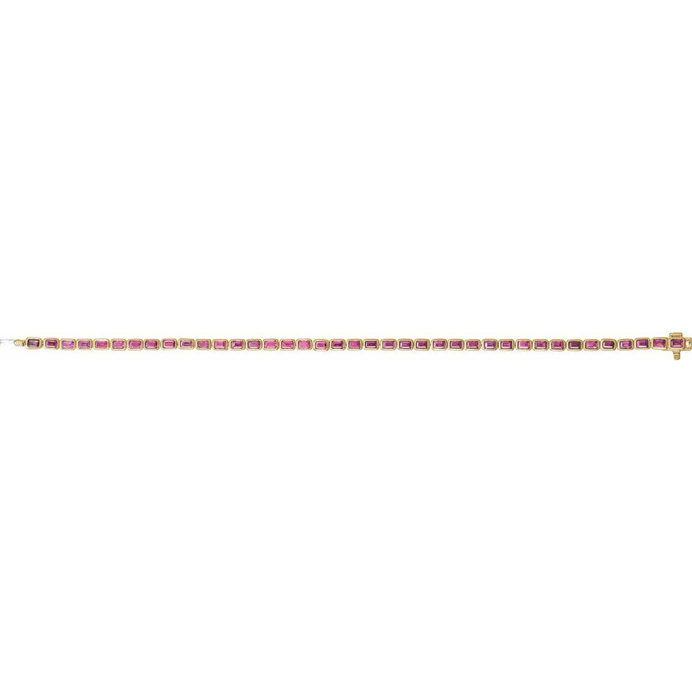 Gemstone Tennis Bracelet