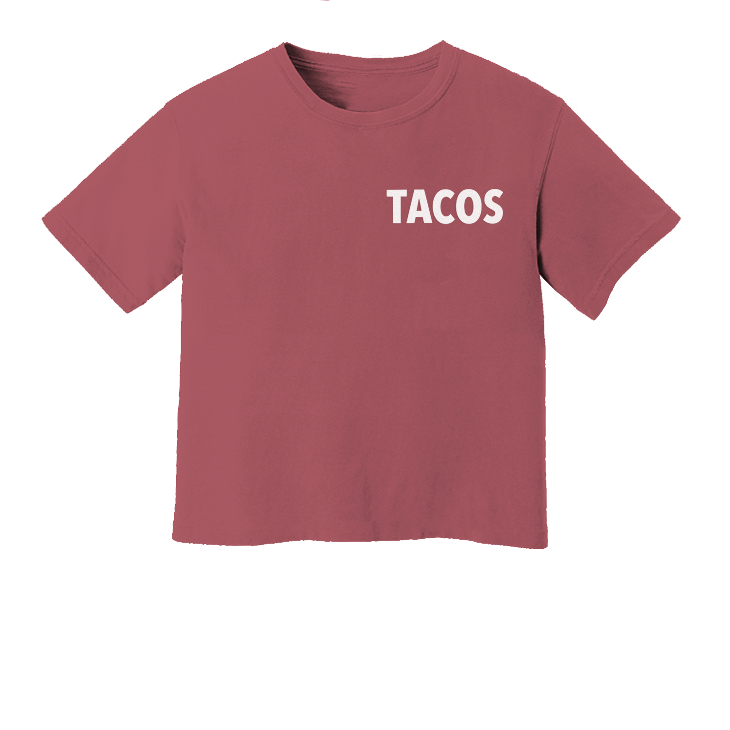 Tacos Washed Crop Tee