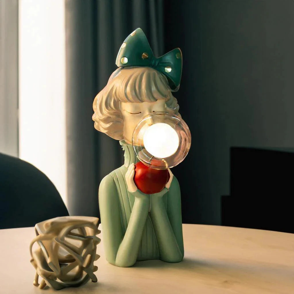Bubble Gum Girl Table Lamp | 3CARATS