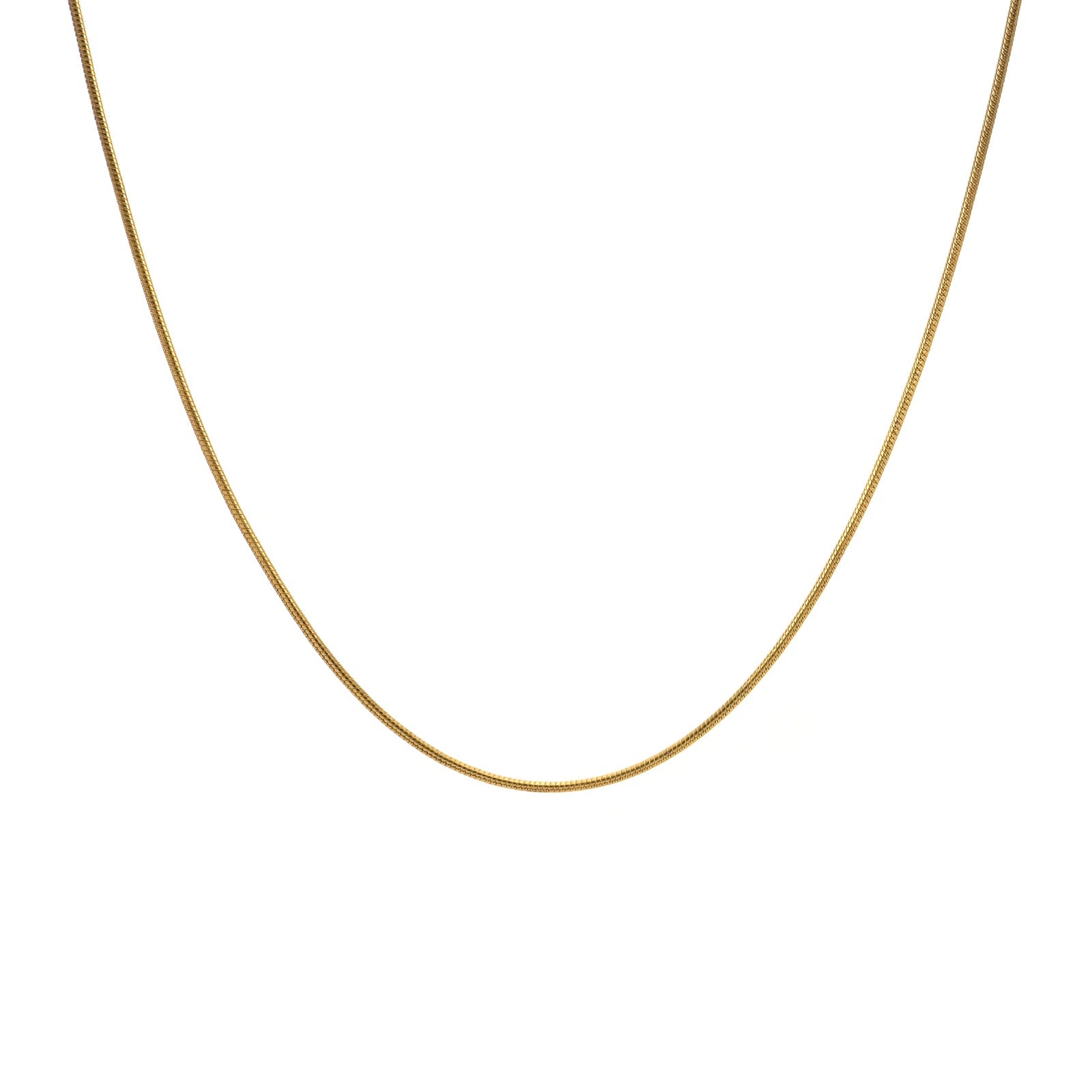 C030G B.Tiff Thin Gold Plated Coil Chain