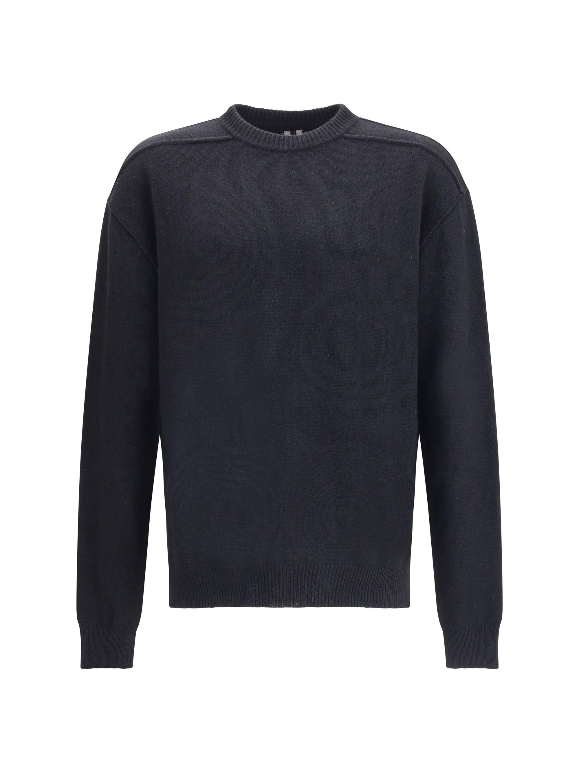 Rick Owens Men Exposed Stitching Sweater